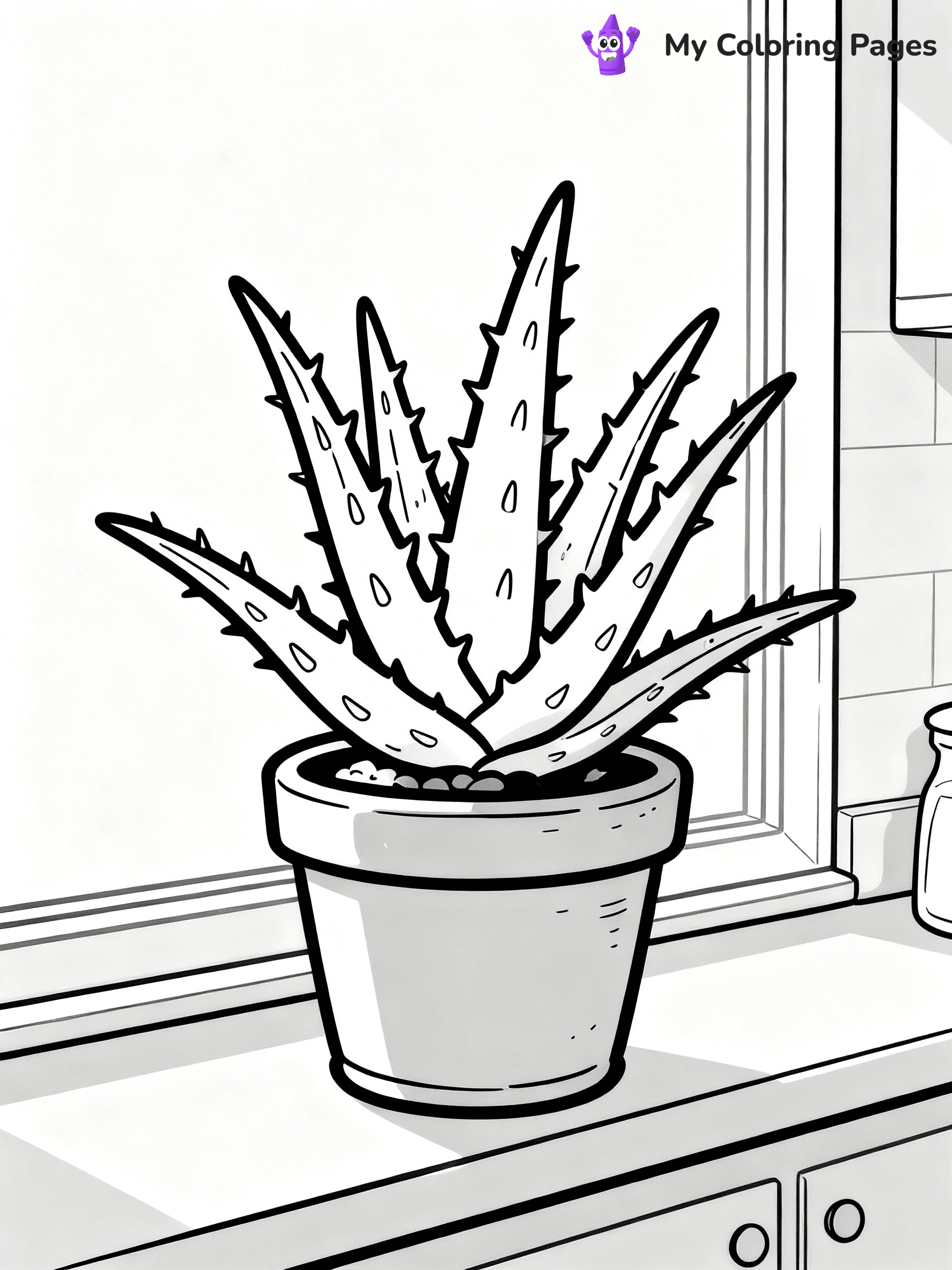 Potted Plant Coloring Pages - 72