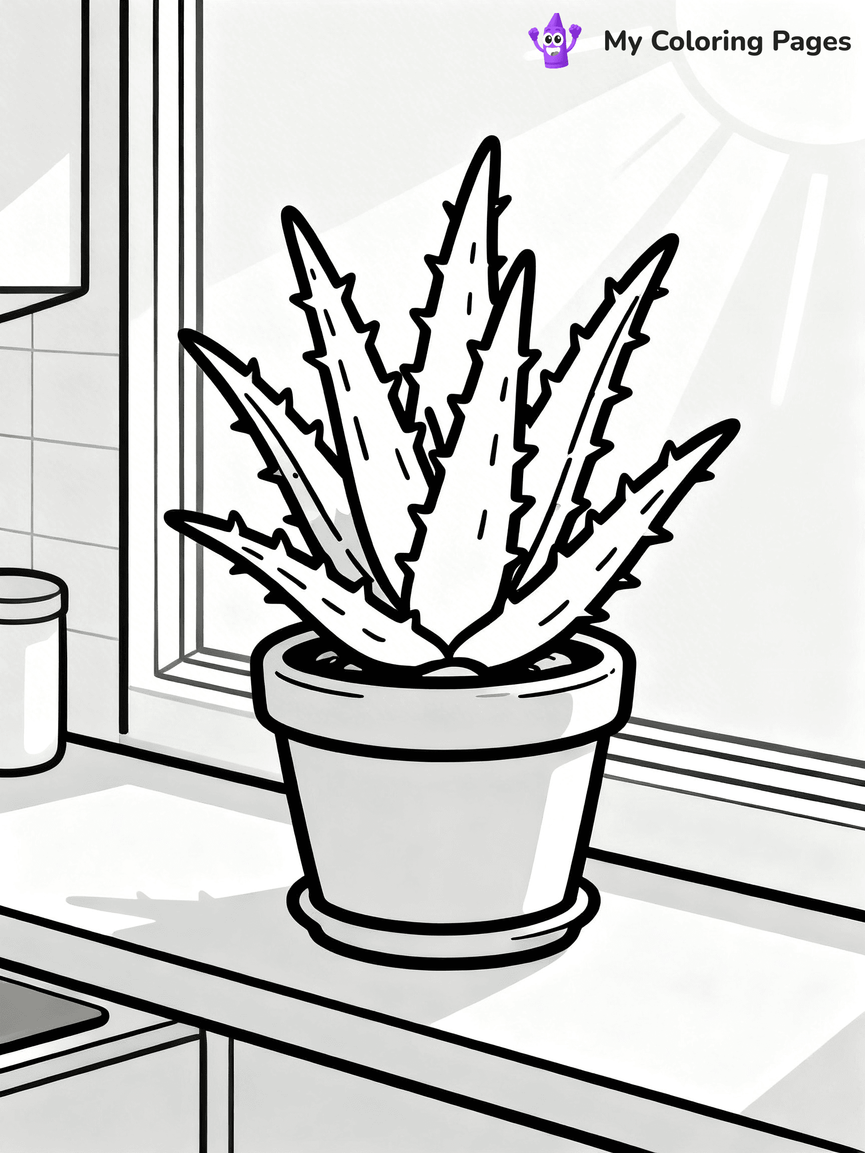 Potted Plant Coloring Pages - 70