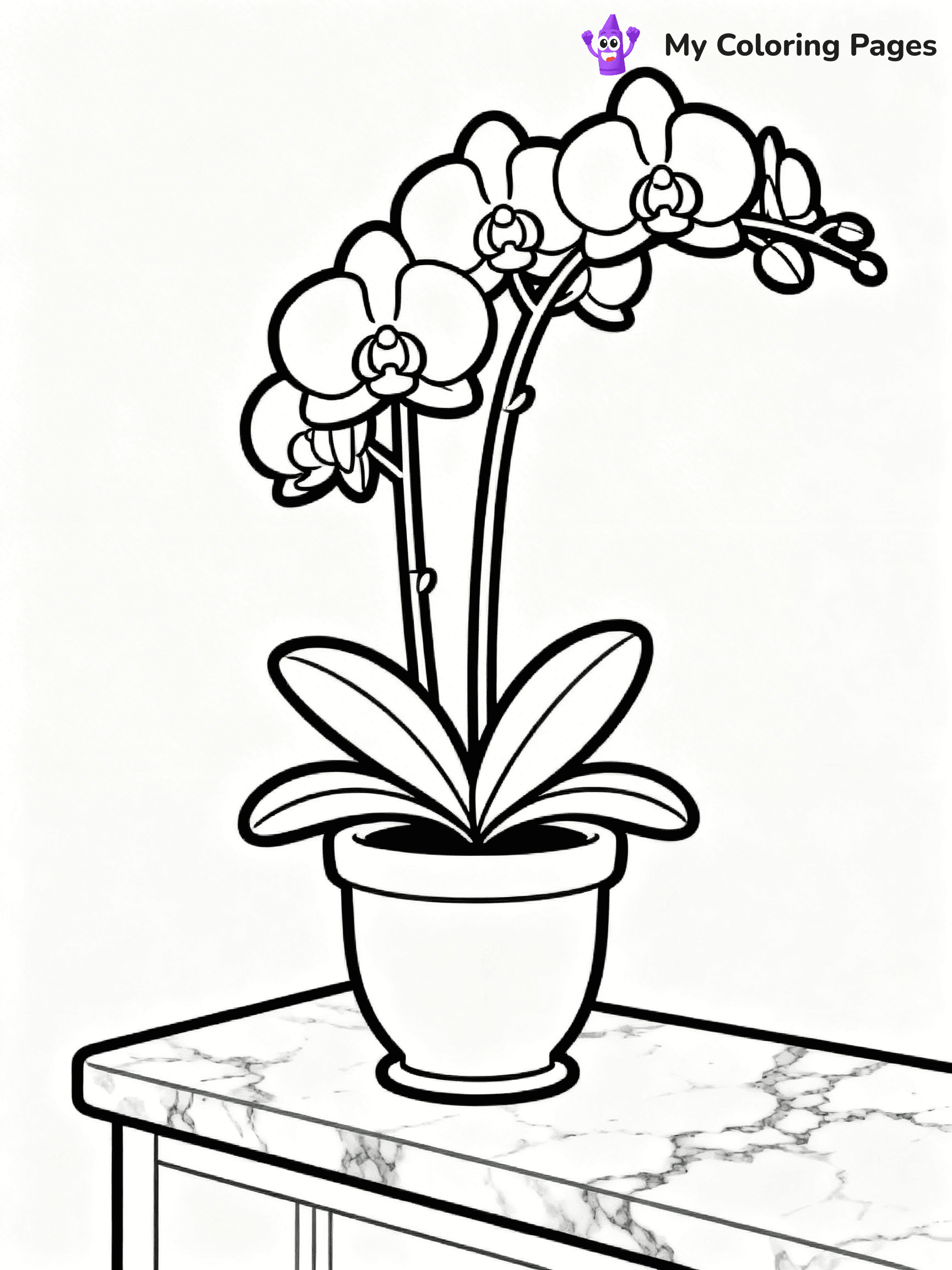 Potted Plant Coloring Pages - 68