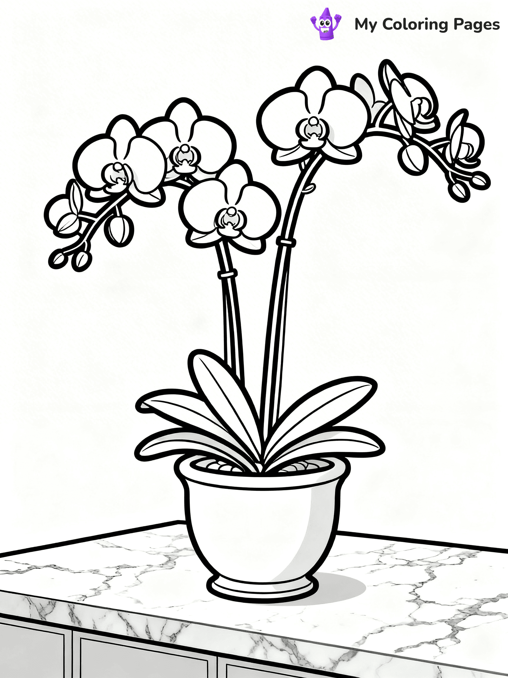 Potted Plant Coloring Pages - 67