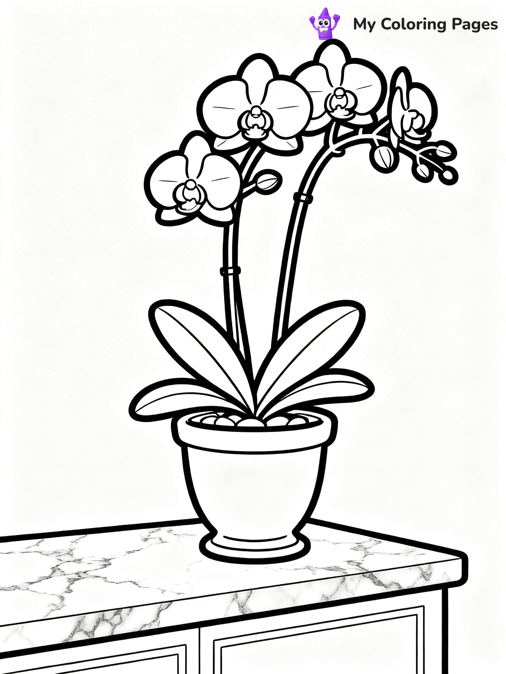 Potted Plant Coloring Pages - 66