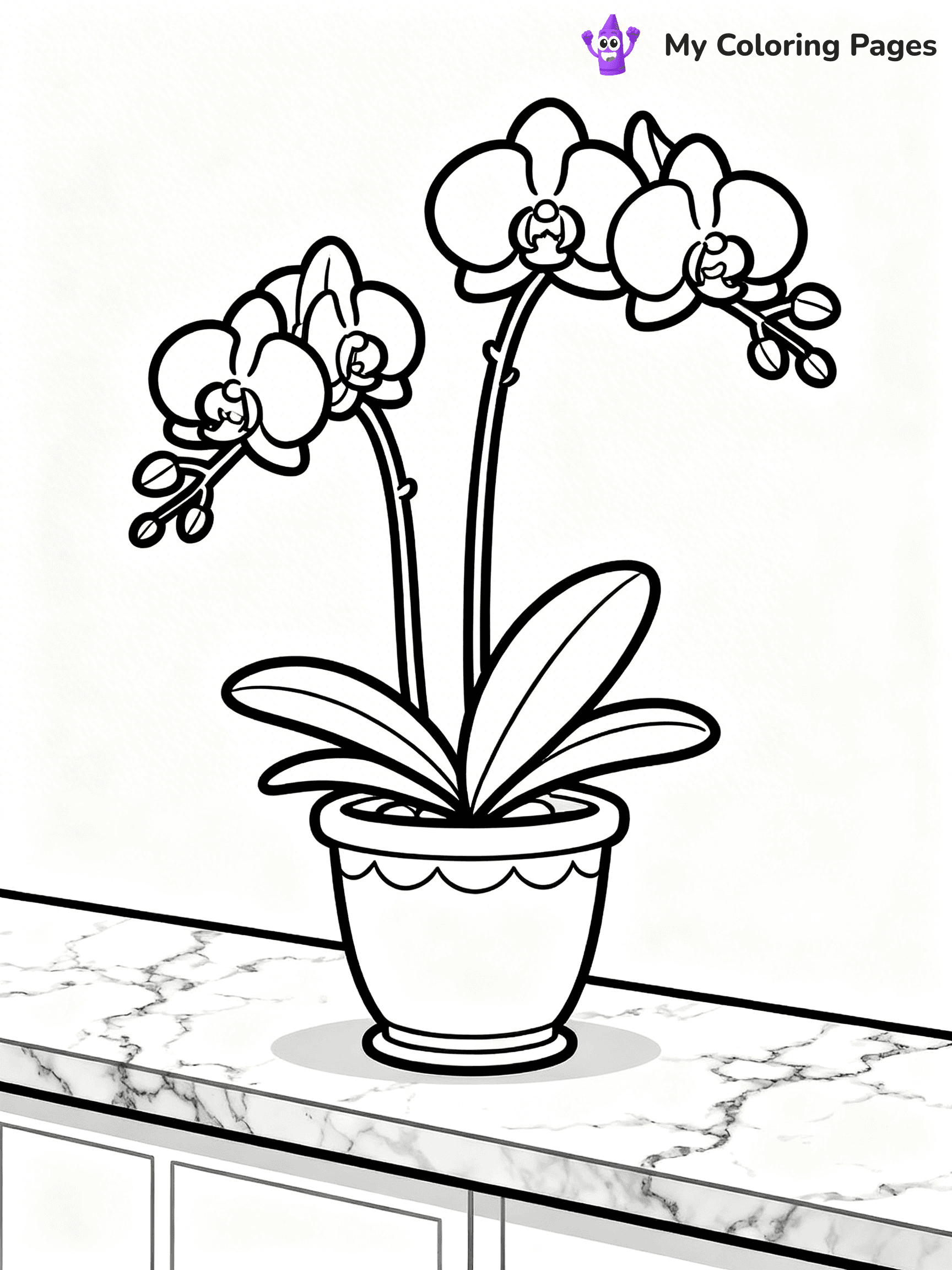 Potted Plant Coloring Pages - 64