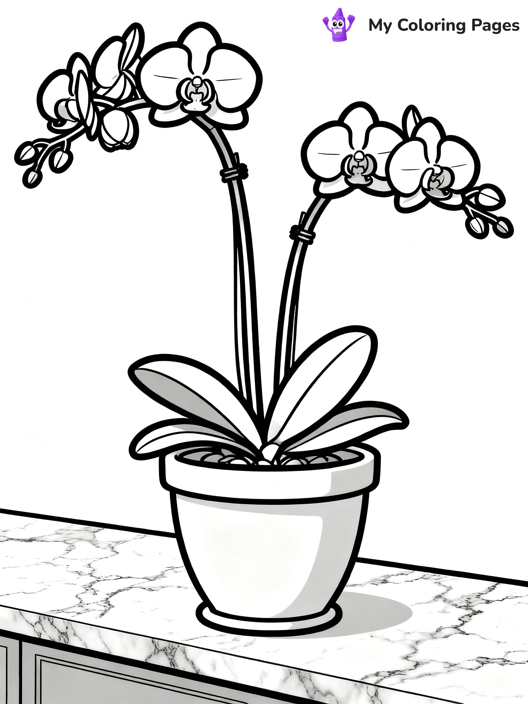 Potted Plant Coloring Pages - 63