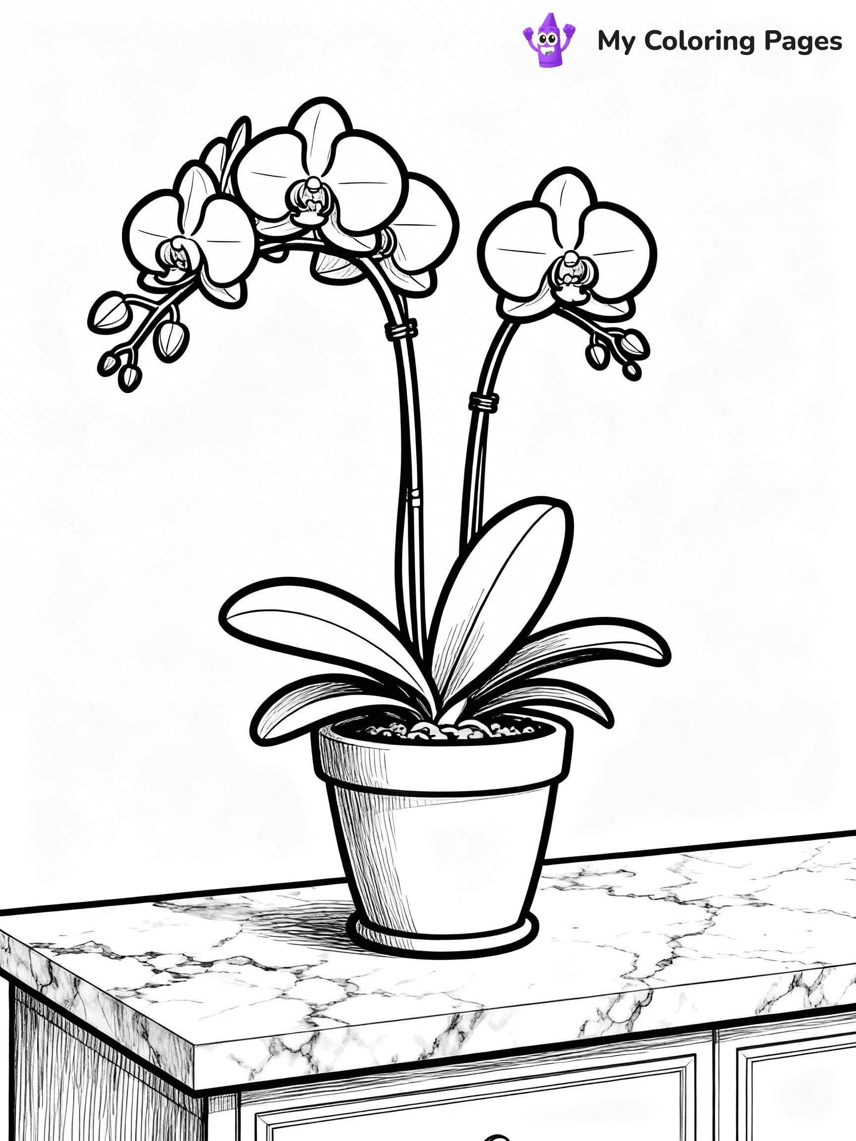 Potted Plant Coloring Pages - 62