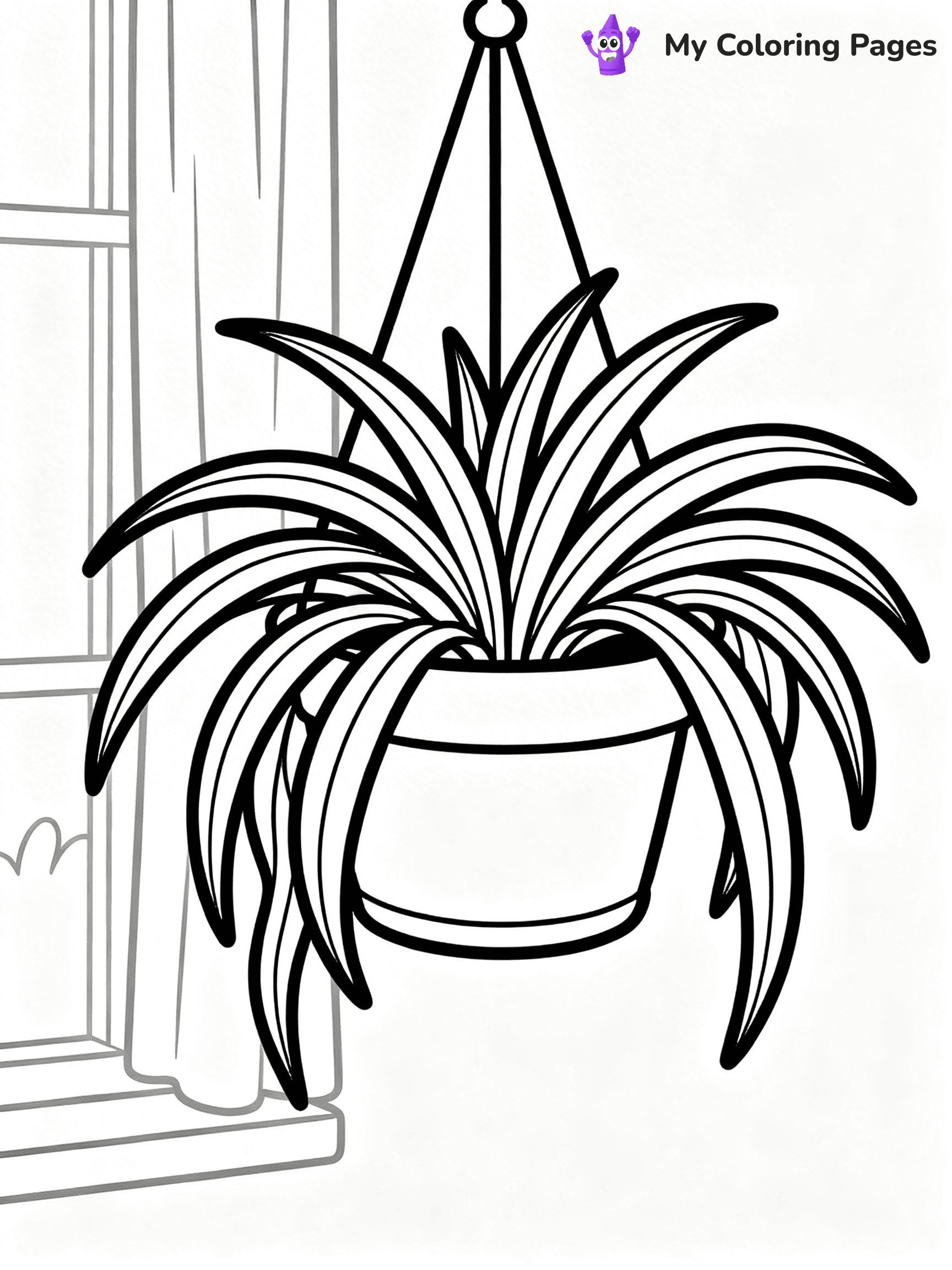 Potted Plant Coloring Pages - 61