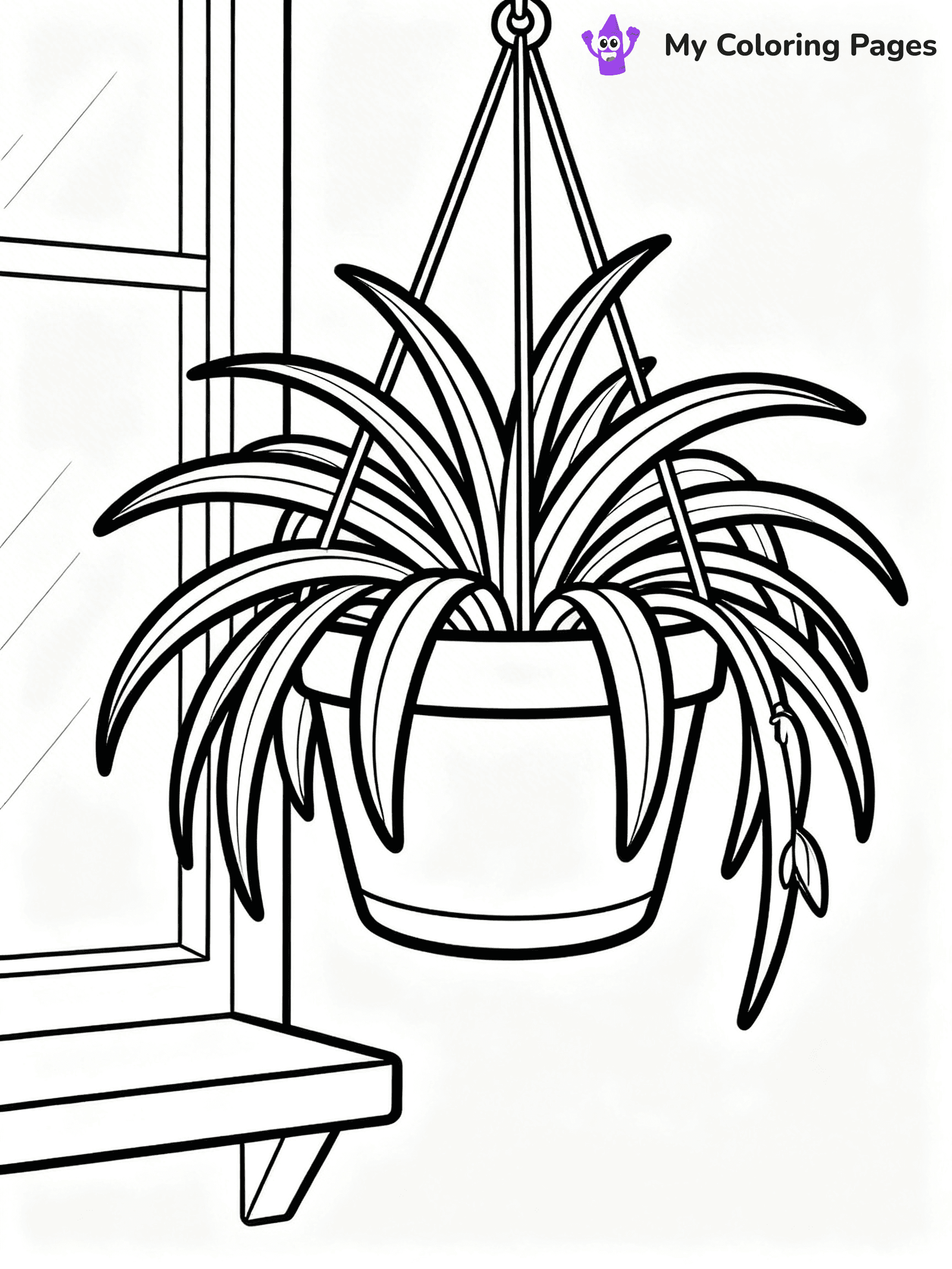 Potted Plant Coloring Pages - 60