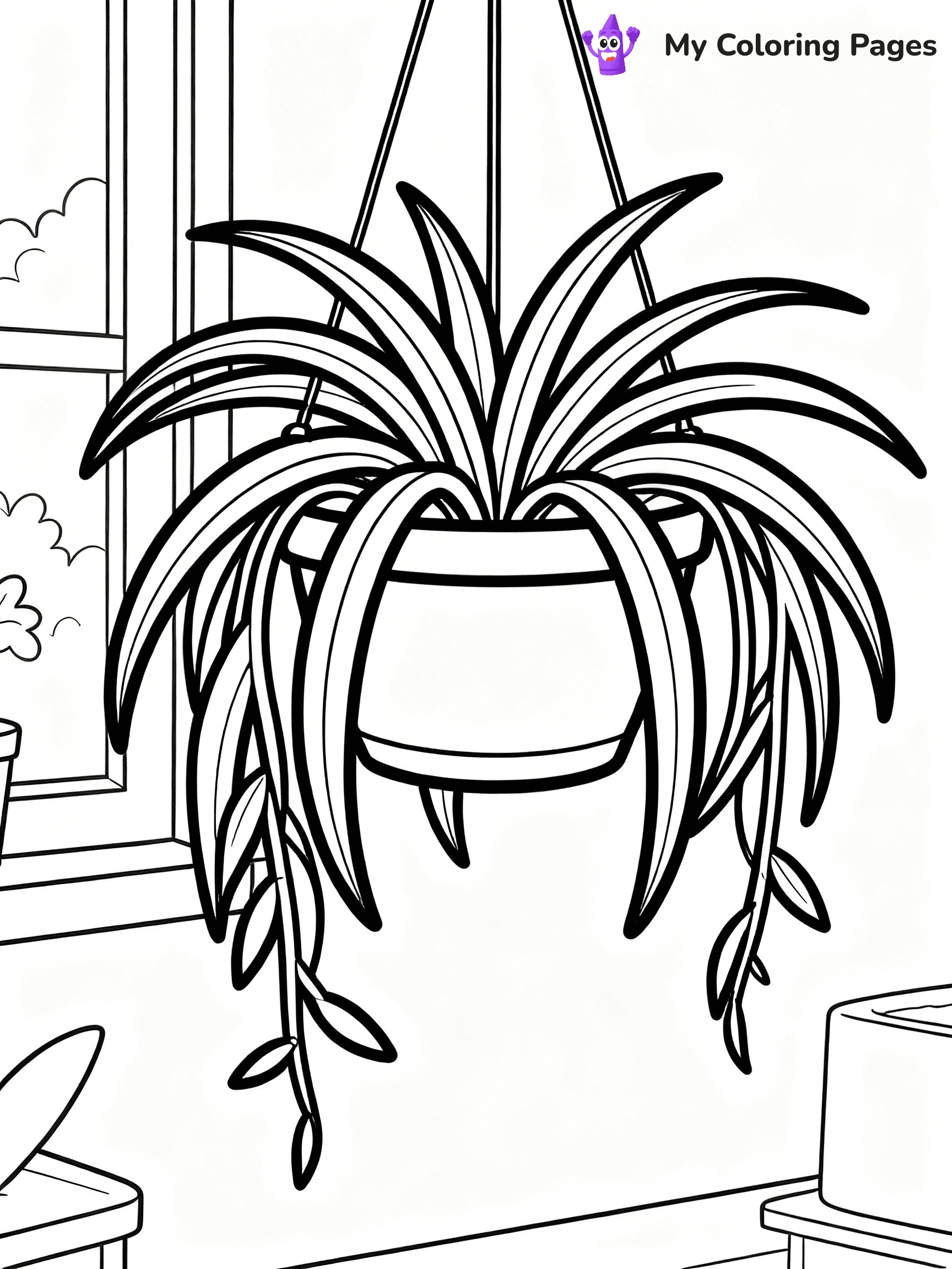 Potted Plant Coloring Pages - 58