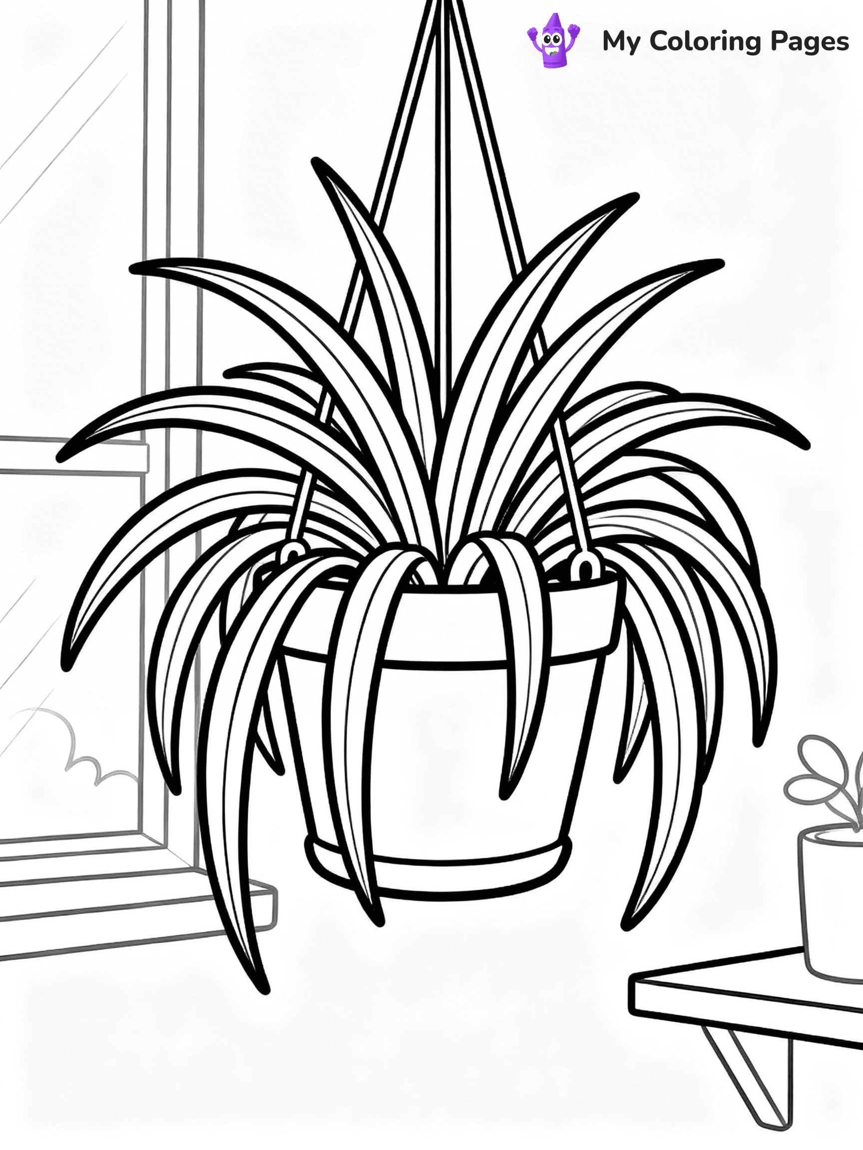 Potted Plant Coloring Pages - 57
