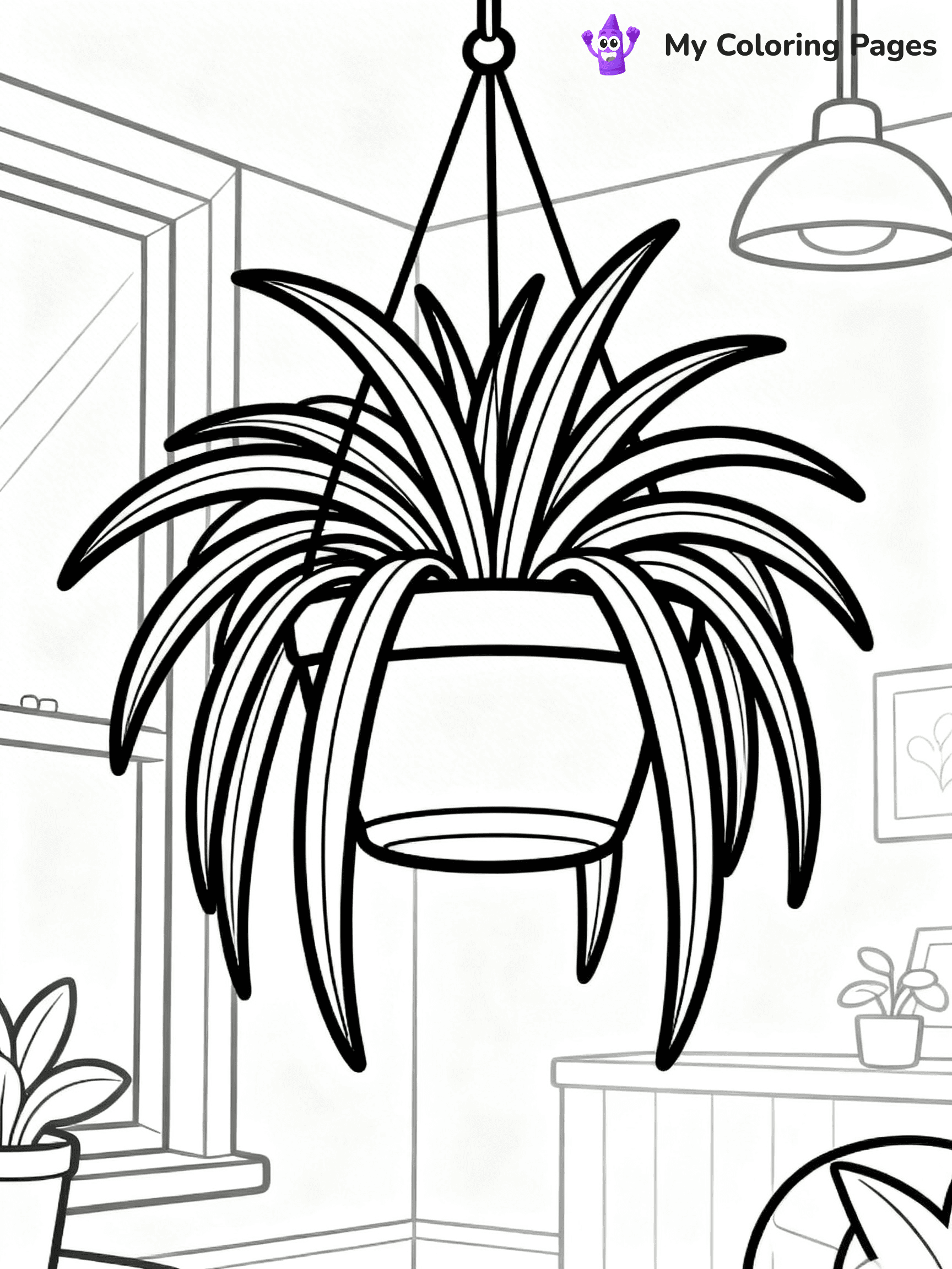 Potted Plant Coloring Pages - 55