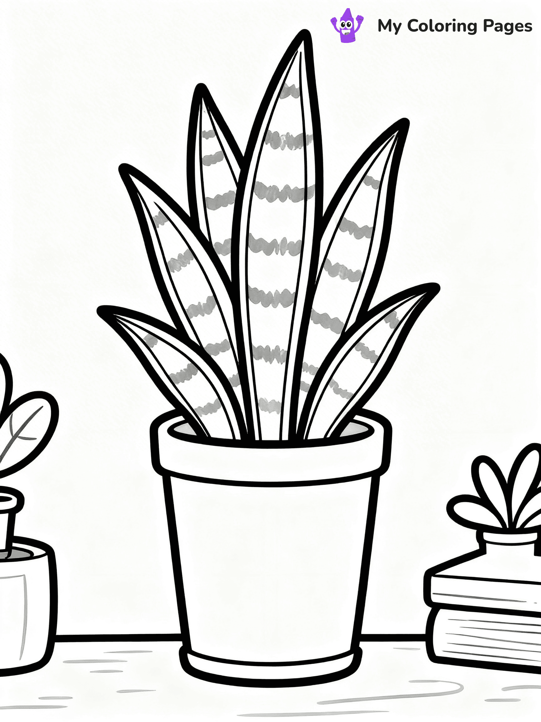 Potted Plant Coloring Pages - 41