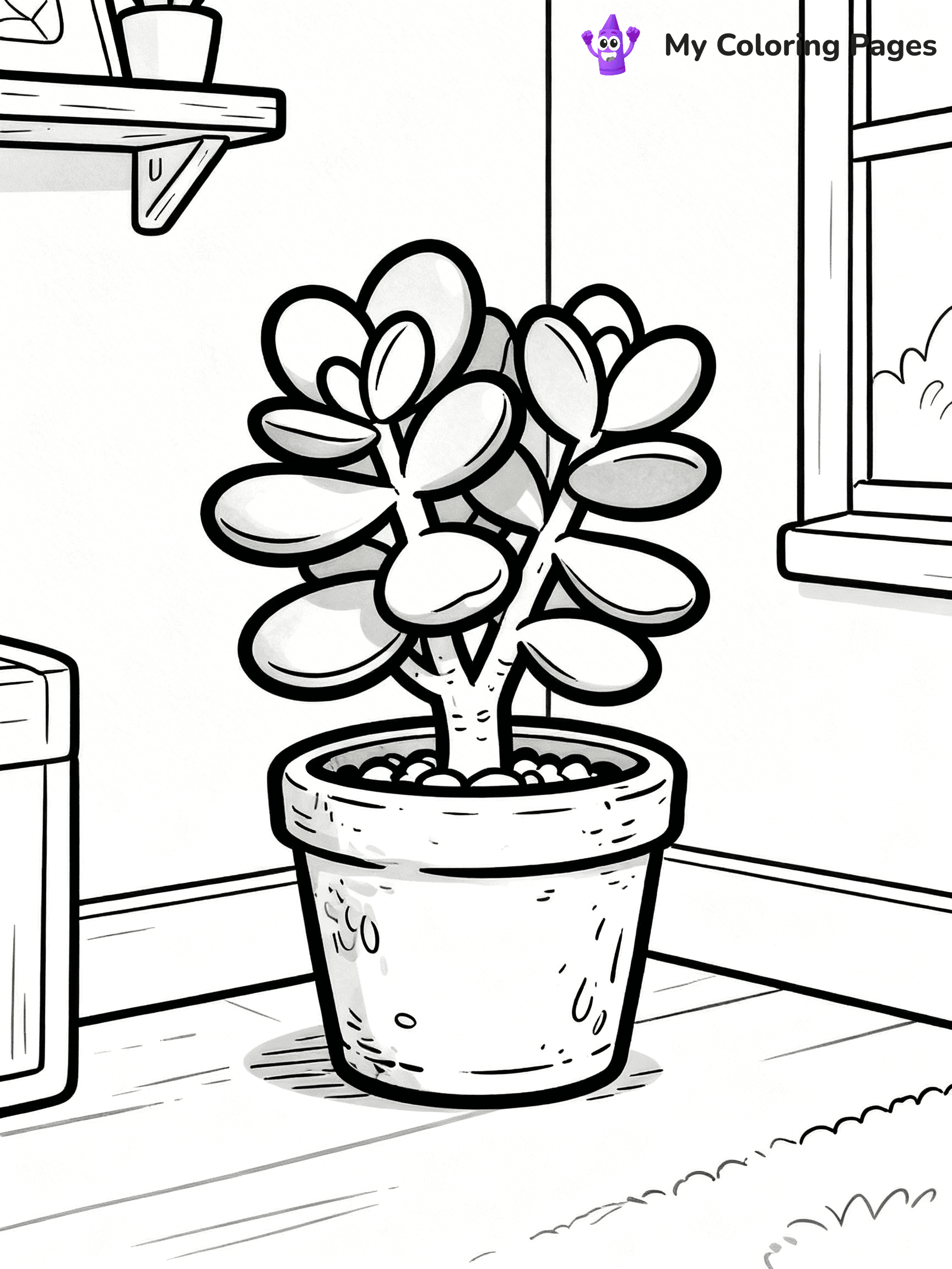 Potted Plant Coloring Pages - 40