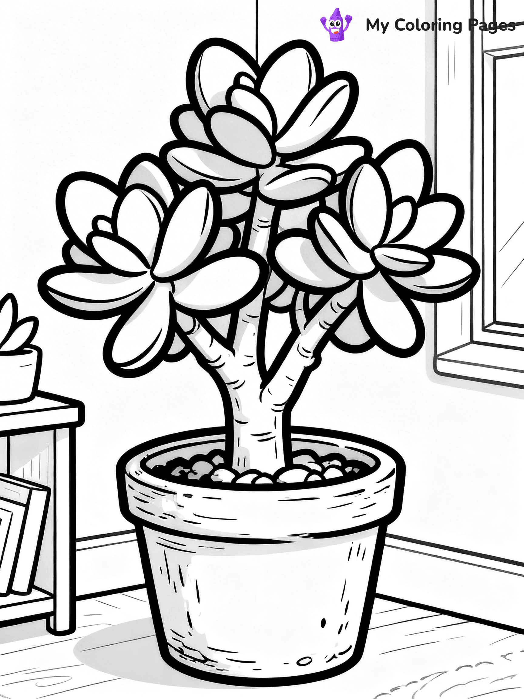 Potted Plant Coloring Pages - 36