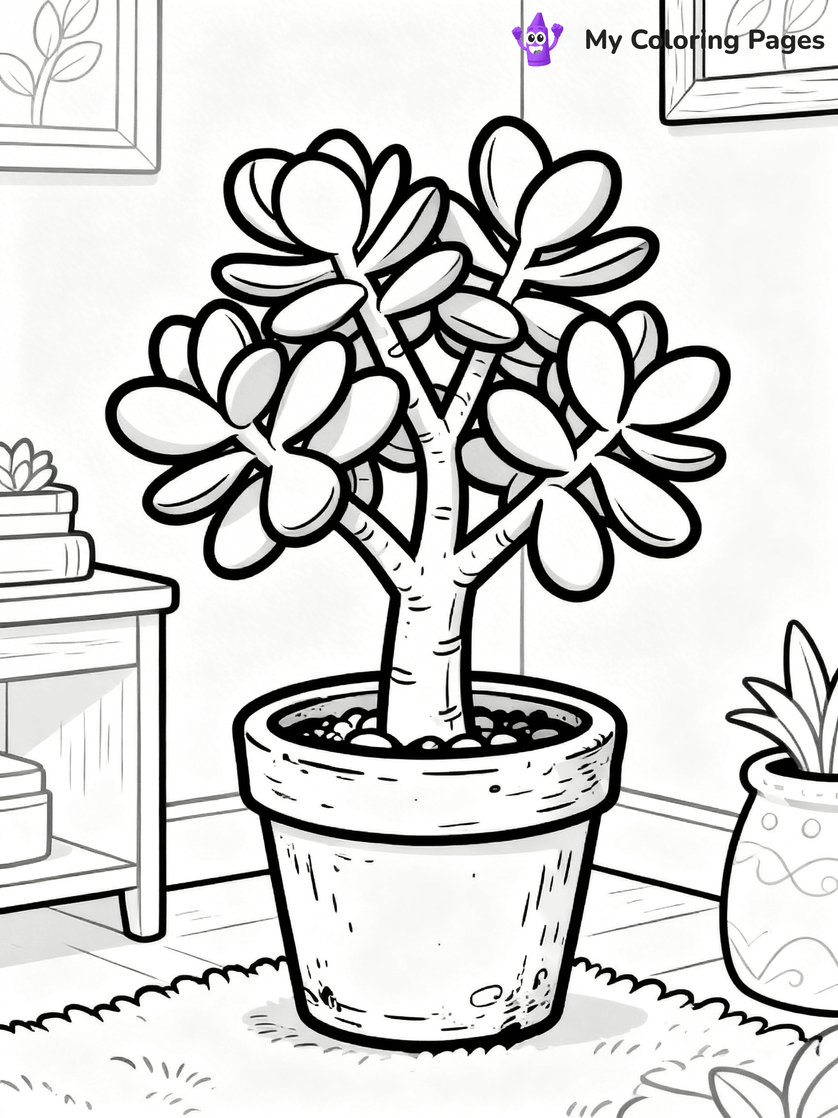 Potted Plant Coloring Pages - 35