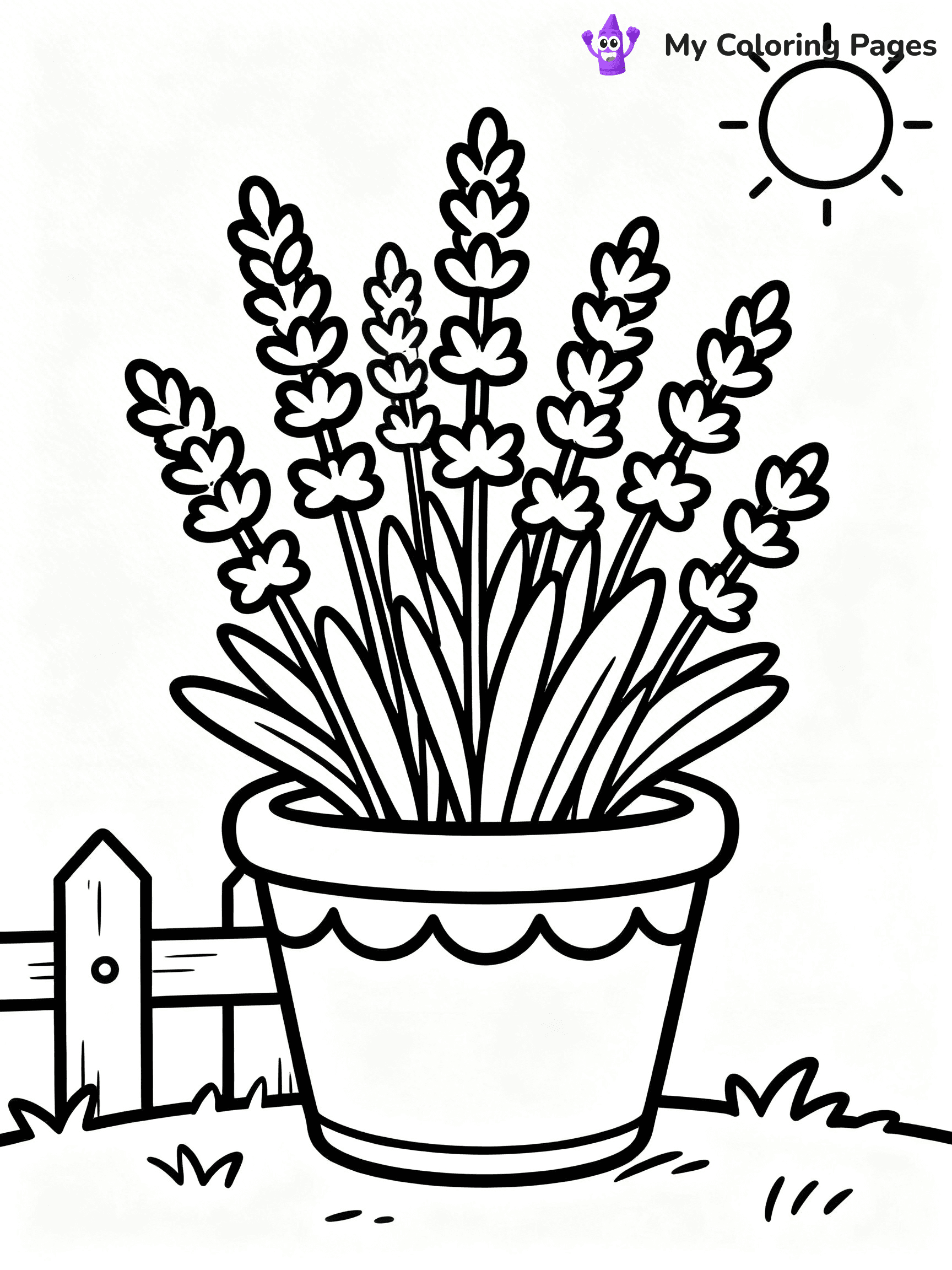 Potted Plant Coloring Pages - 33