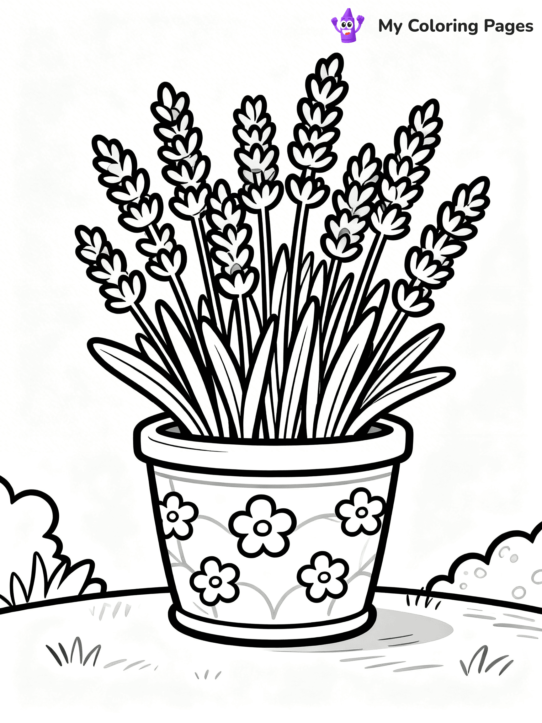 Potted Plant Coloring Pages - 32