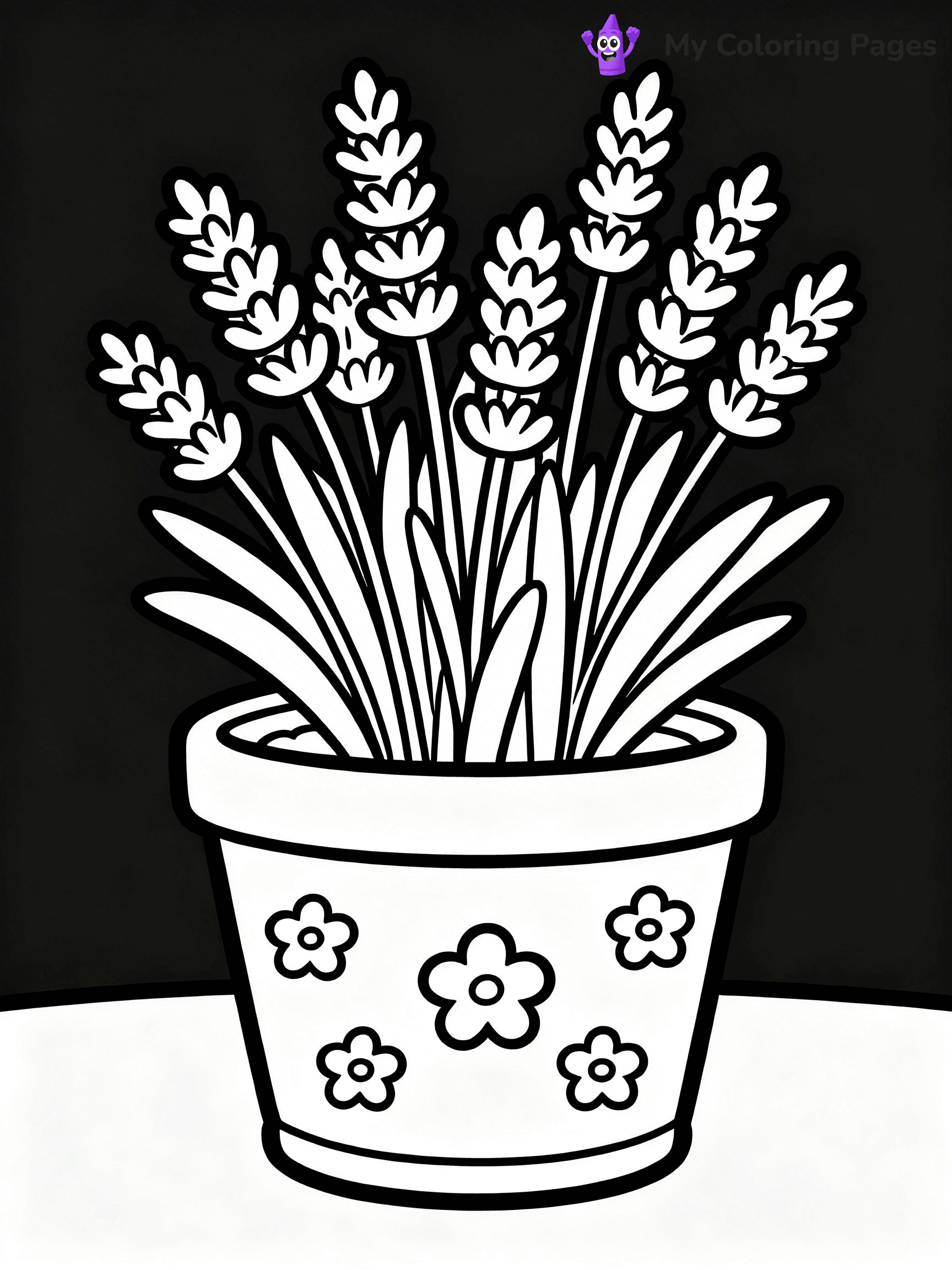 Potted Plant Coloring Pages - 31