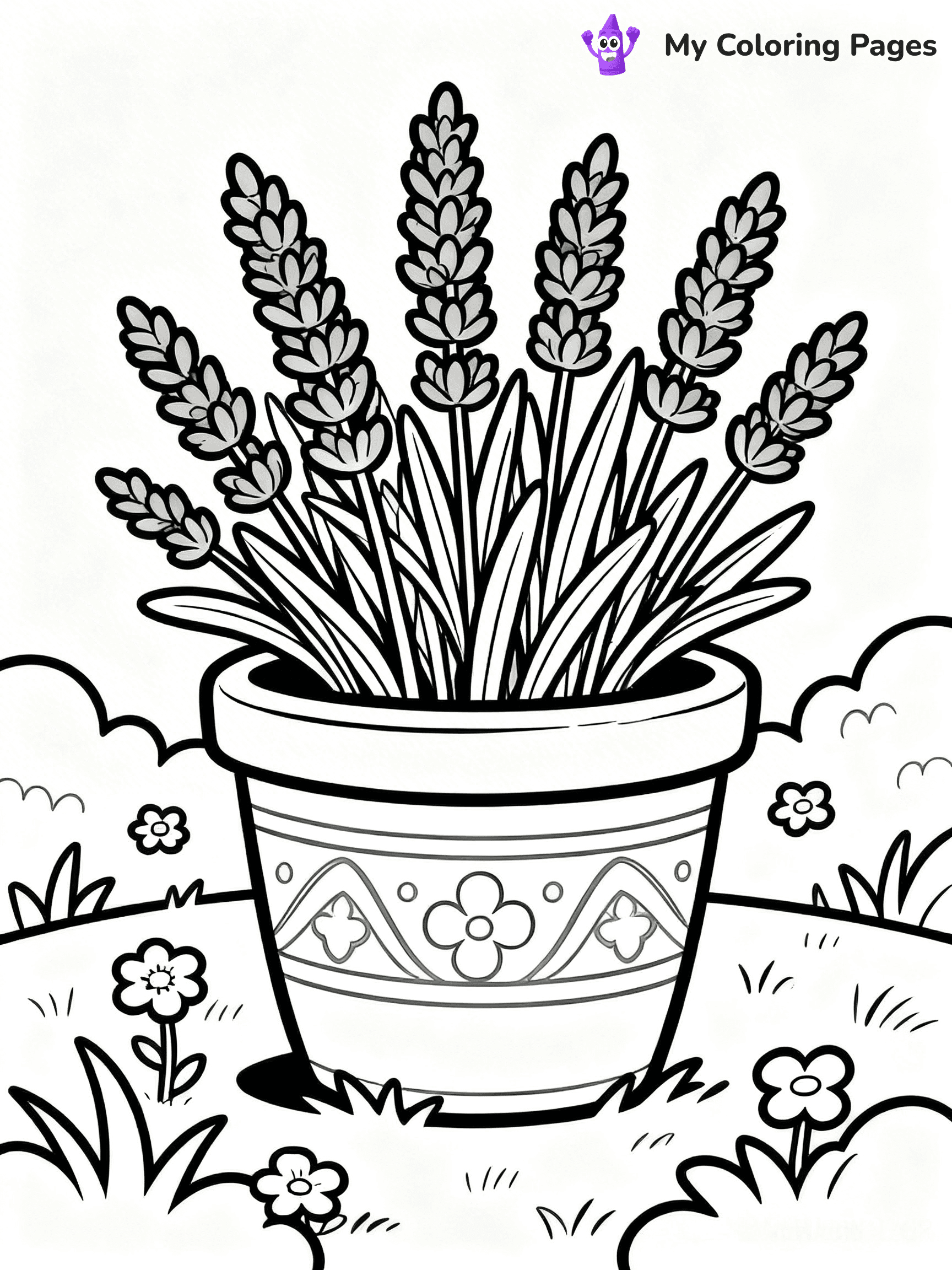 Potted Plant Coloring Pages - 29