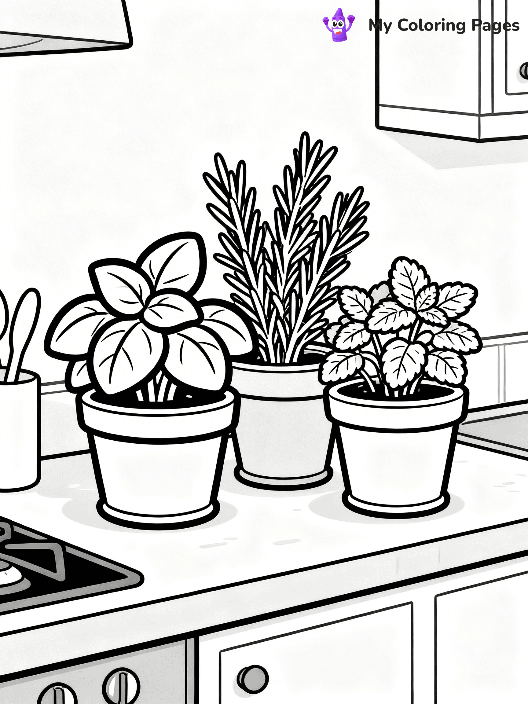 Potted Plant Coloring Pages - 20