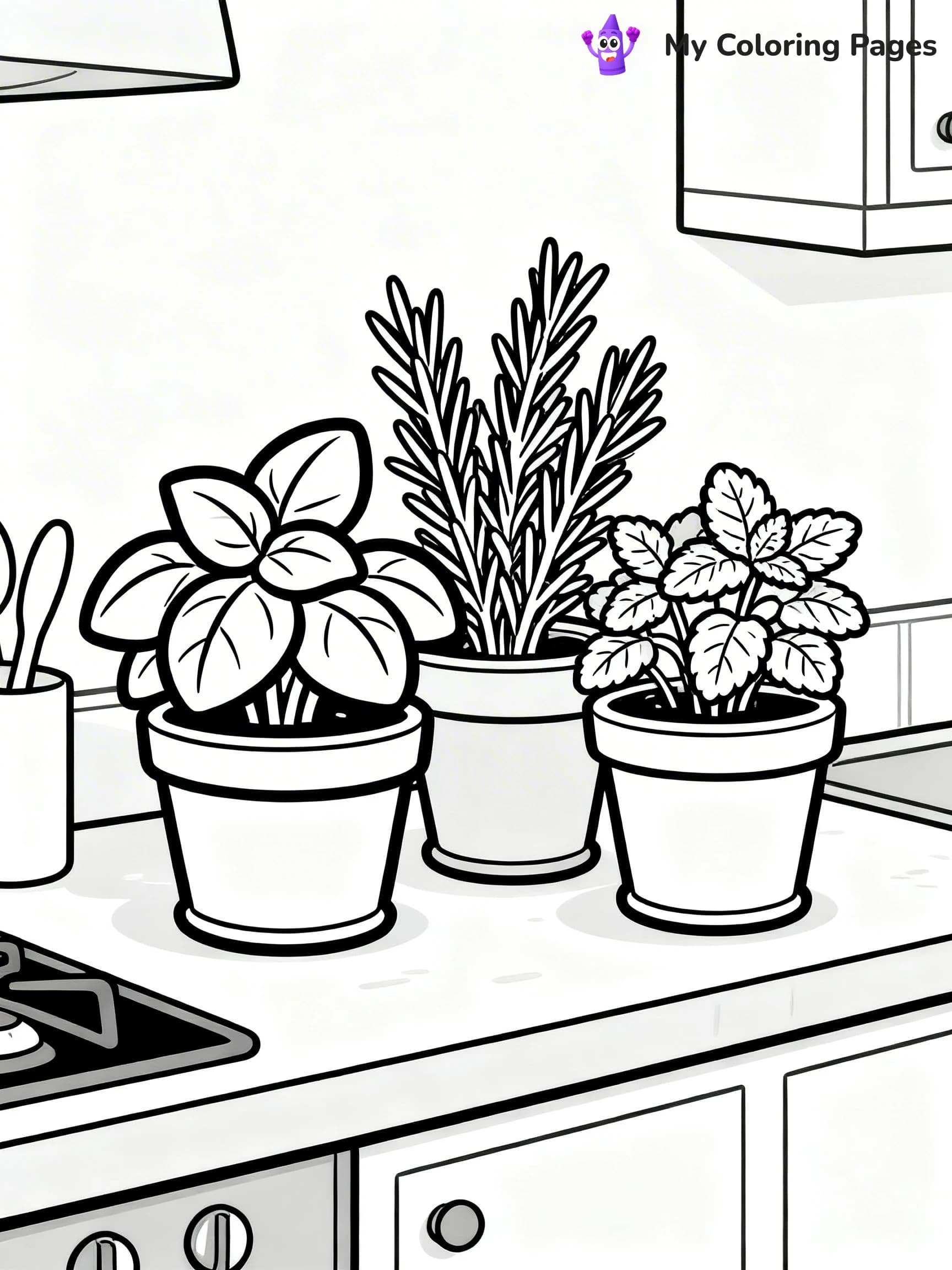 Potted Plant Coloring Pages - 20