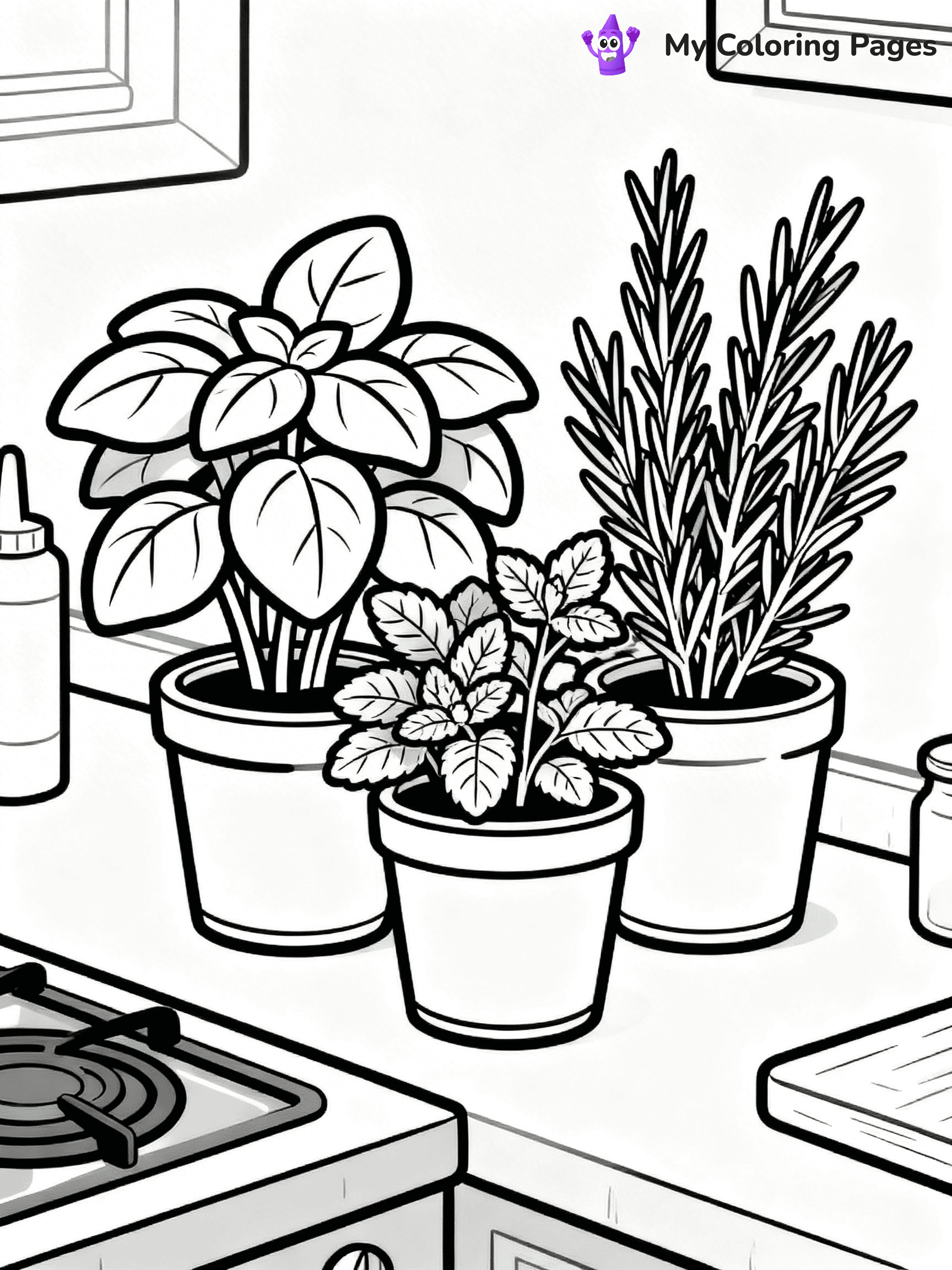 Potted Plant Coloring Pages - 16