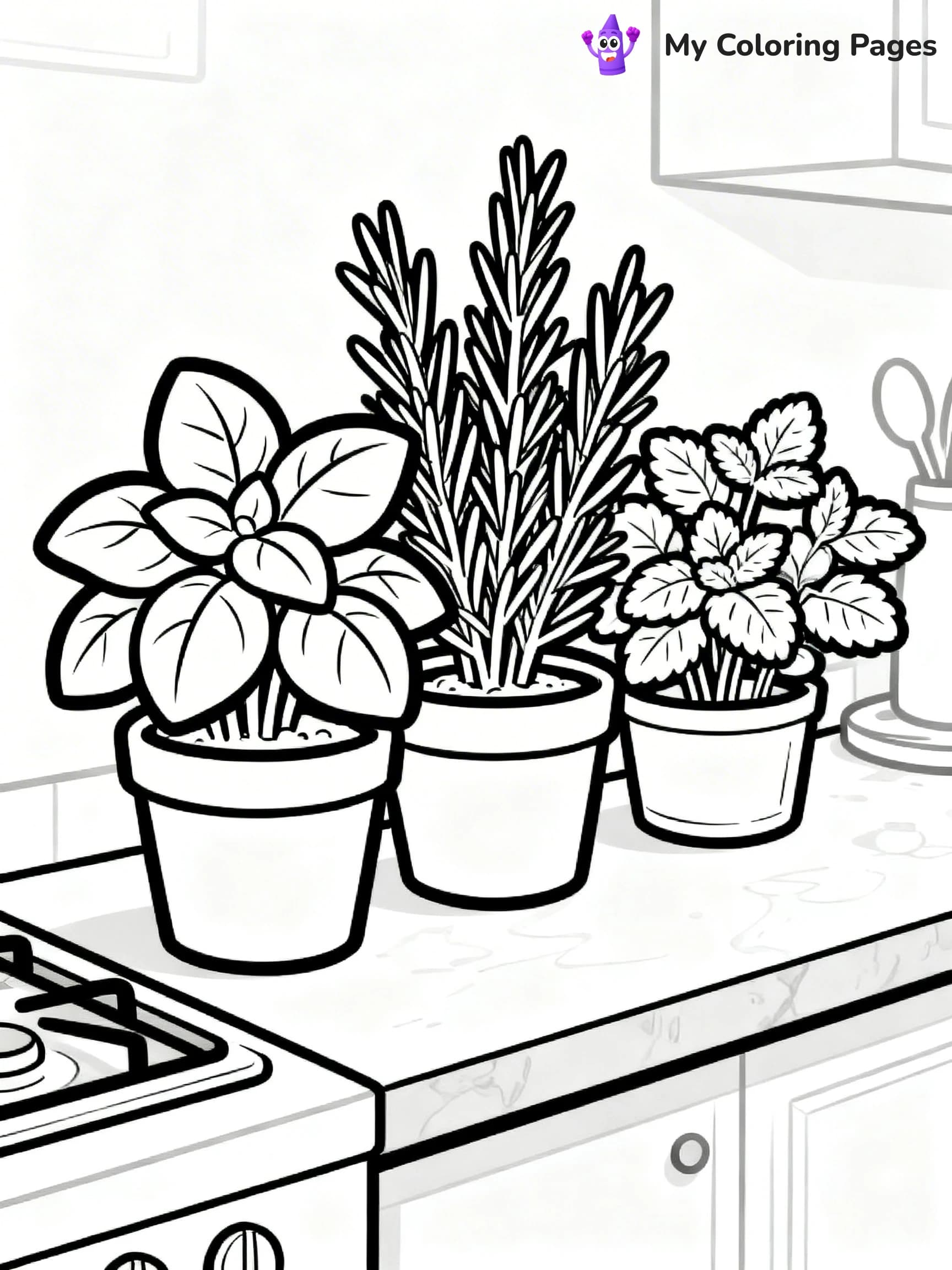 Potted Plant Coloring Pages - 15