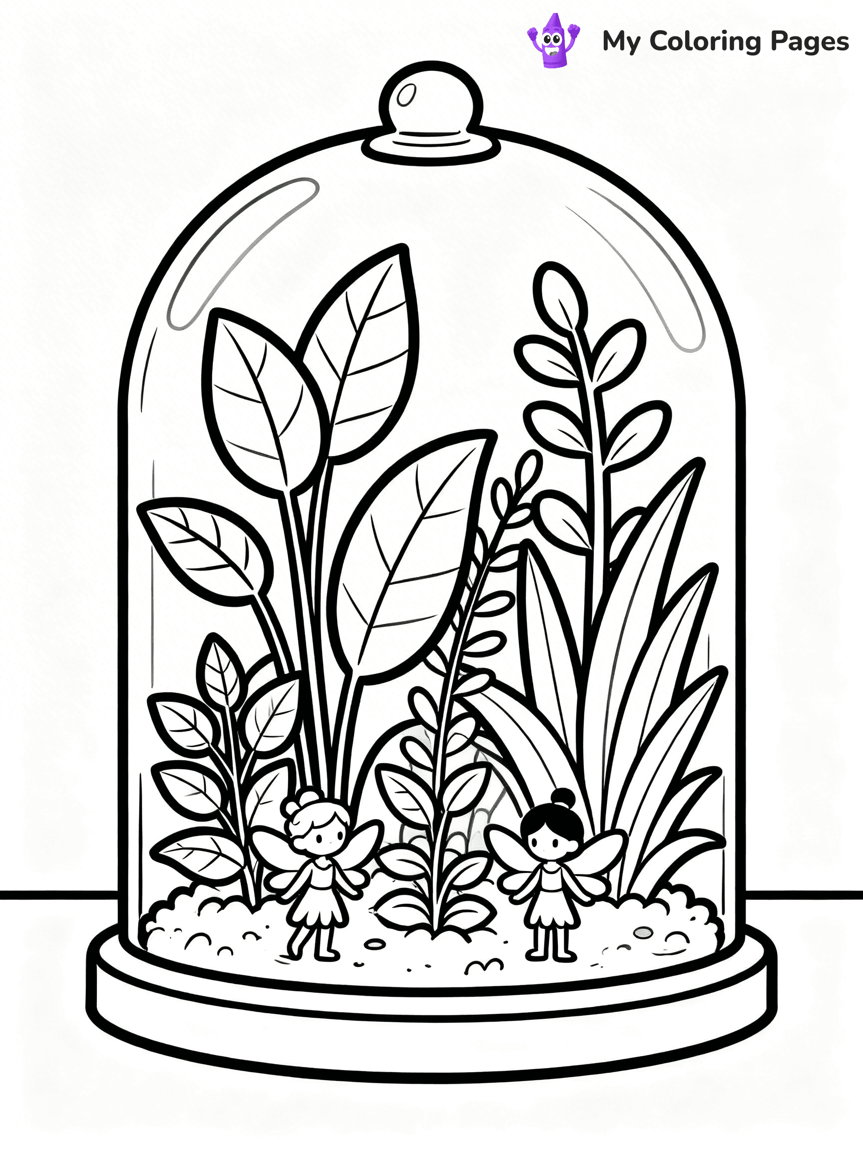 Potted Plant Coloring Pages - 3