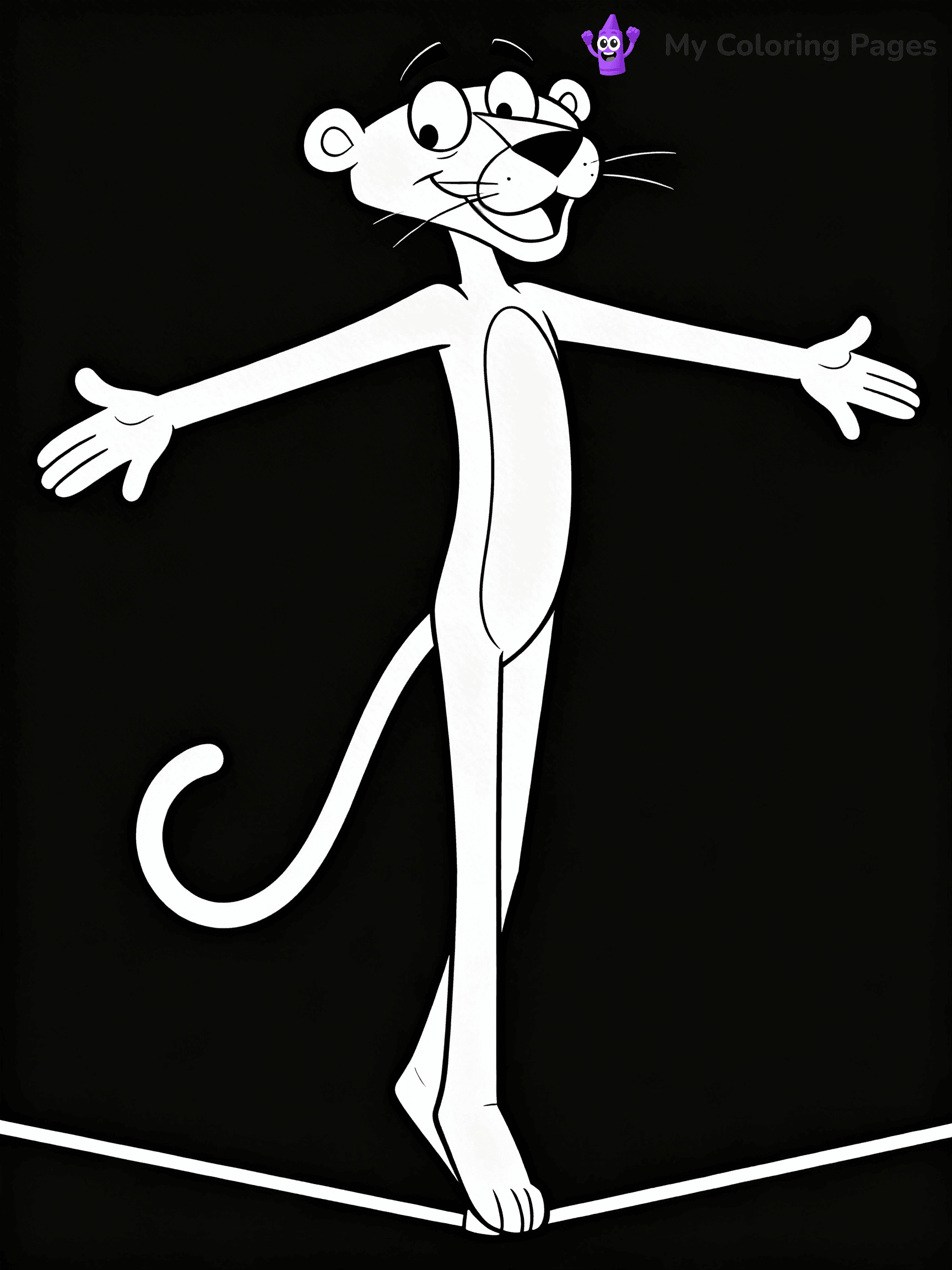Pink Panther Coloring Pages - 2