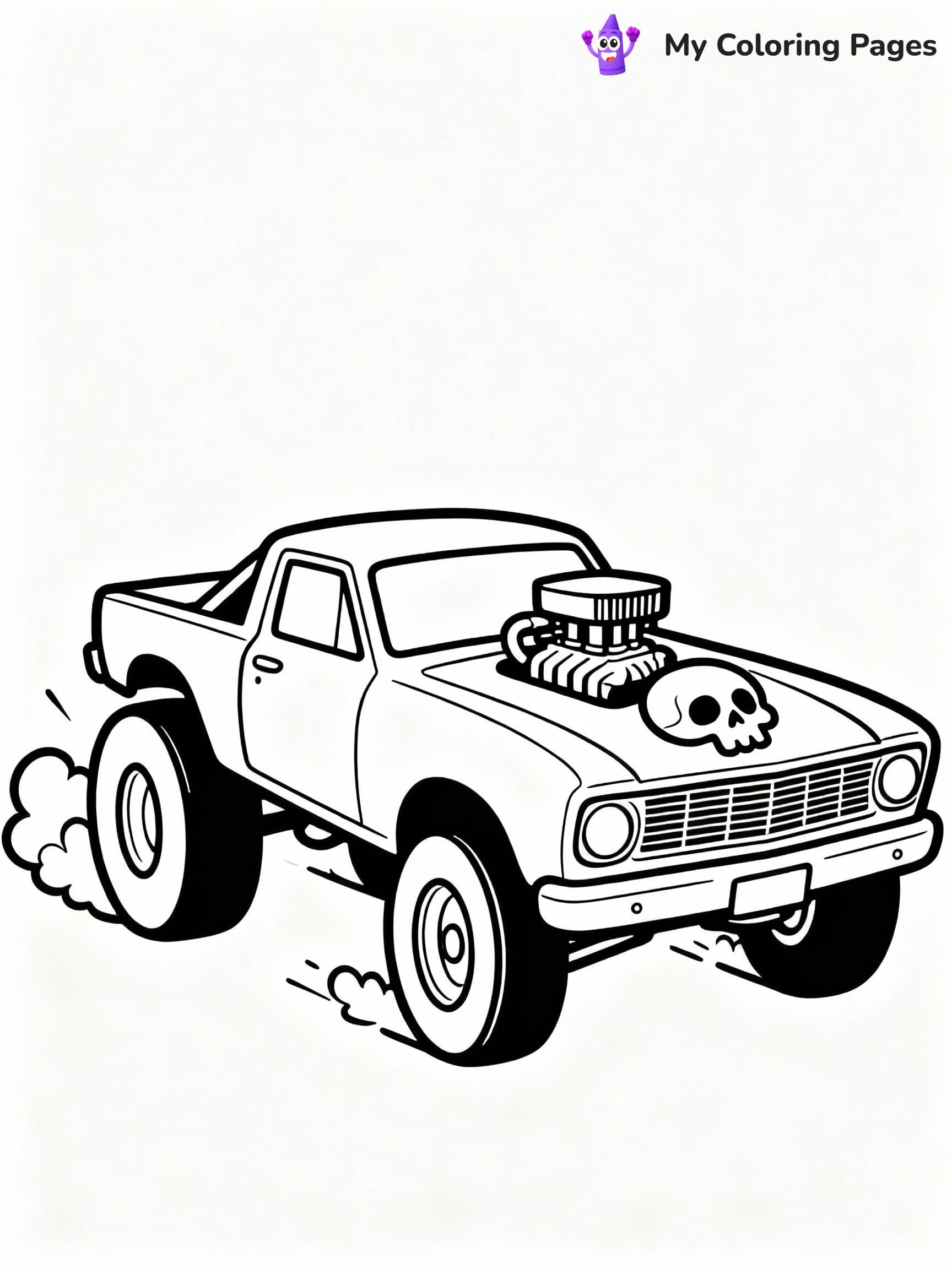 Hot Wheels Coloring Pages - 24