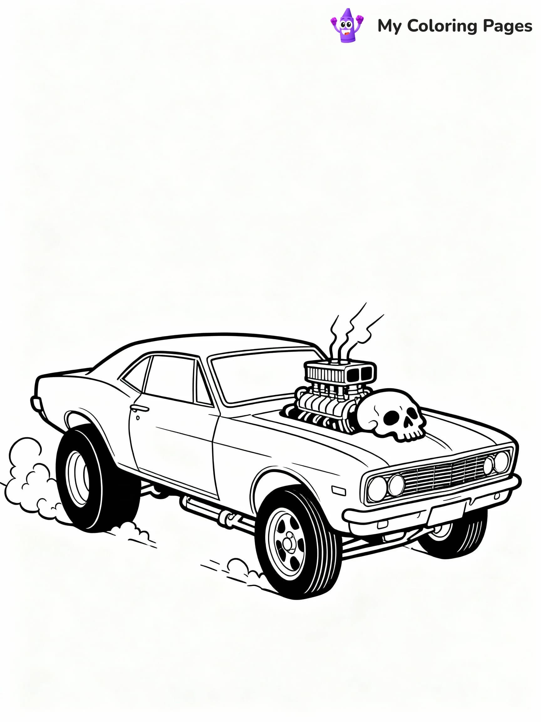 Hot Wheels Coloring Pages - 23