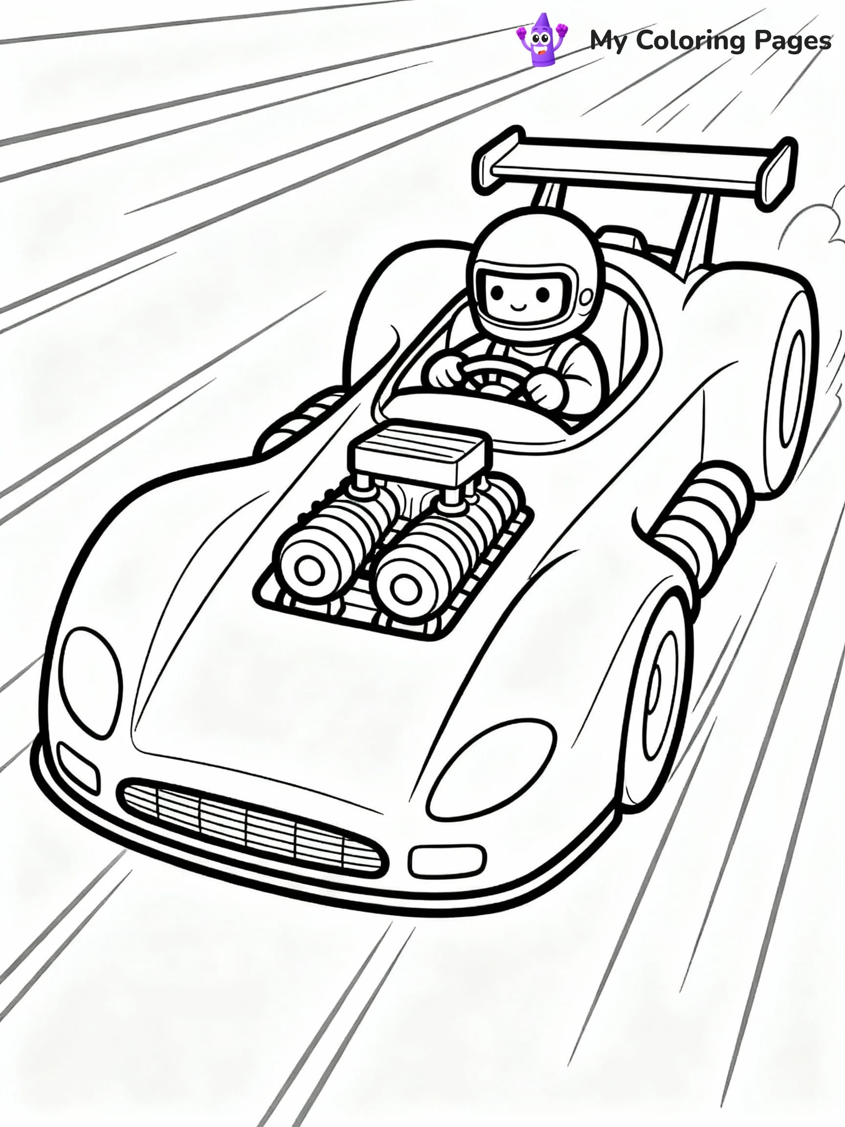 Hot Wheels Coloring Pages - 21