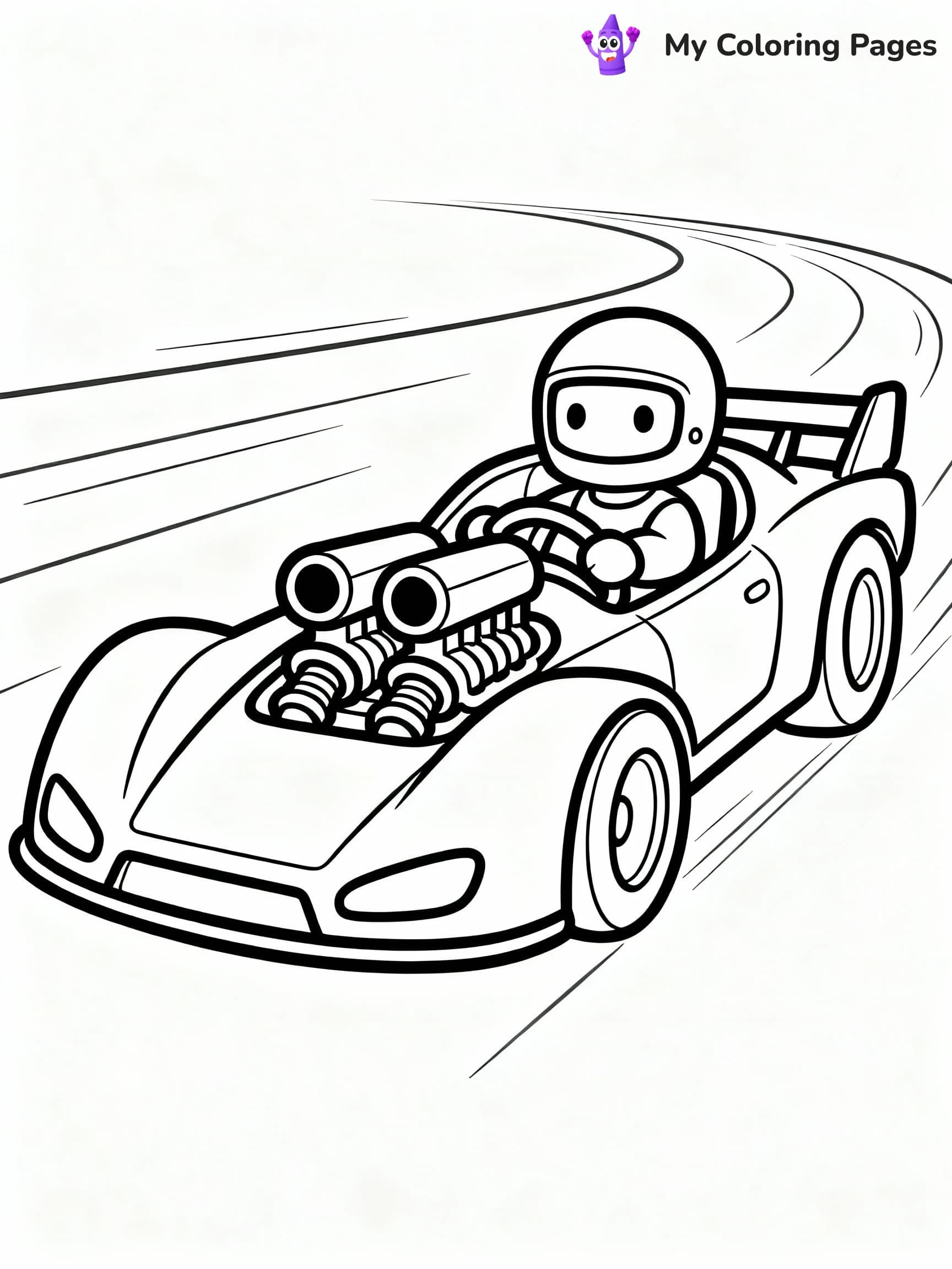 Hot Wheels Coloring Pages - 20