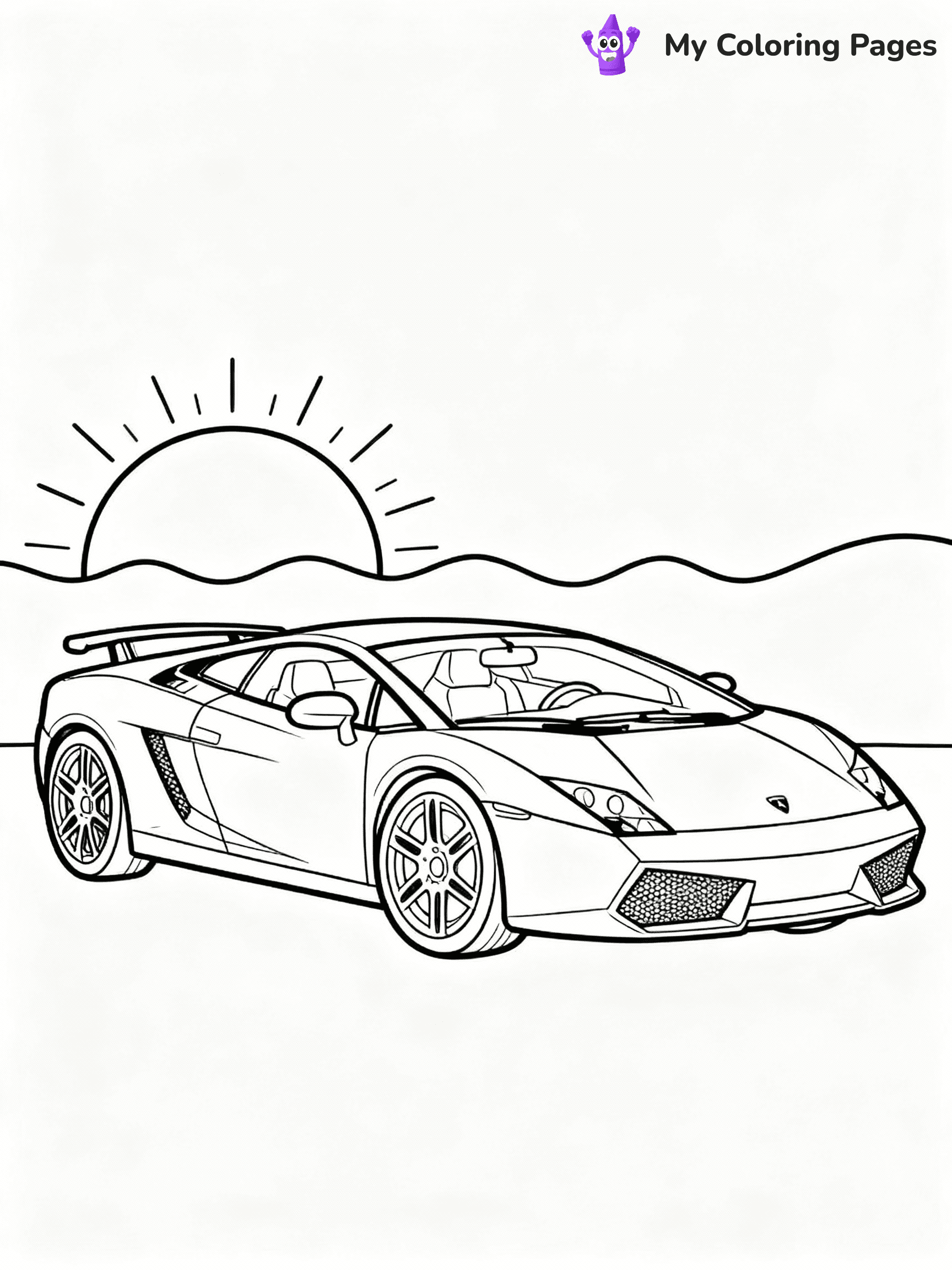 ⚠️ CRITICAL REQUIREMENT - ABSOLUTE BLACK AND WHITE ONLY ⚠️
This MUST be a BLACK AND WHITE line drawing ONLY. NO COLORS whatsoever.
- ONLY pure black lines (#000000) on pure white background (#FFFFFF)
- ABSOLUTELY NO colors, NO shading, NO gradients, NO grayscale
- If there are ANY colors in the output, the image is REJECTED
- This is a COLORING PAGE - meant to be COLORED IN by children
- The output must be UNCOLORED line art ready for coloring
⚠️ SUBJECT TO DRAW: Lamborghini Gallardo in intricate outline style, showcasing detailed wheels, parked under a vibrant sunset
(REMEMBER: Output must be BLACK AND WHITE line art only, NOT colored!)
# COLORING PAGE: BLACK OUTLINES ONLY - WHITE BACKGROUND MANDATORY
Create a **coloring book page** using EXACTLY two values: black lines, white space.
## NON-NEGOTIABLE BINARY RULES
- **ONLY #000000 (black) and #FFFFFF (white)** - NO other values exist
- **EVERY PIXEL = BLACK OR WHITE** - no gray/shading/antialiasing
- **WHITE BACKGROUND MANDATORY** - entire canvas stays white
- **ALL SHAPES HOLLOW** - everything is empty outlines waiting to be colored
- **FORBIDDEN:** fills, shading, gradients, patterns, textures, colors
- **NO SOLID REGIONS** - if it's not a thin line, it's wrong
## Universal Line Standards
- Black outlines ONLY - thin, uniform weight
- Every shape completely empty inside
- Closed contours suitable for coloring
- Simple flat illustration - zero depth/3D/realism
- **Style:** Whimsical Doodle Art Alley - rounded, friendly outlines (unless specified)
## Everything = Outline Only
- Characters/animals: hollow shapes
- Objects/clothing: empty contours
- Backgrounds/scenery: line work only
- Natural elements: outlined forms
- Dark/night areas: don't exist (use outlined symbols)
- Textures/patterns: convert to simple lines
## The Test
Can a child color EVERY white space with crayons? If any area is pre-filled/shaded/gray or colored in, it FAILS. Every shape must be waiting to receive color.
**FINAL OUTPUT**: Binary coloring page. Black lines define shapes. White spaces ready for coloring. Nothing else exists. No exceptions. Print-ready.
⚠️ FINAL REMINDER: Draw the subject "Lamborghini Gallardo in intricate outline style, showcasing detailed wheels, parked under a vibrant sunset" as BLACK AND WHITE line art. Zero colors in output.