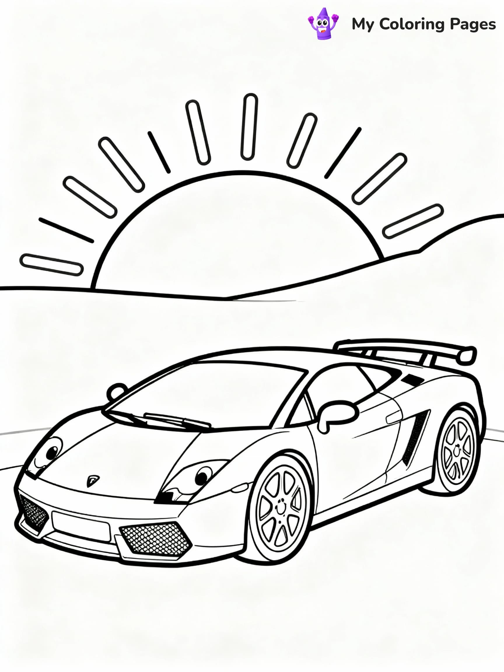 Hot Wheels Coloring Pages - 1
