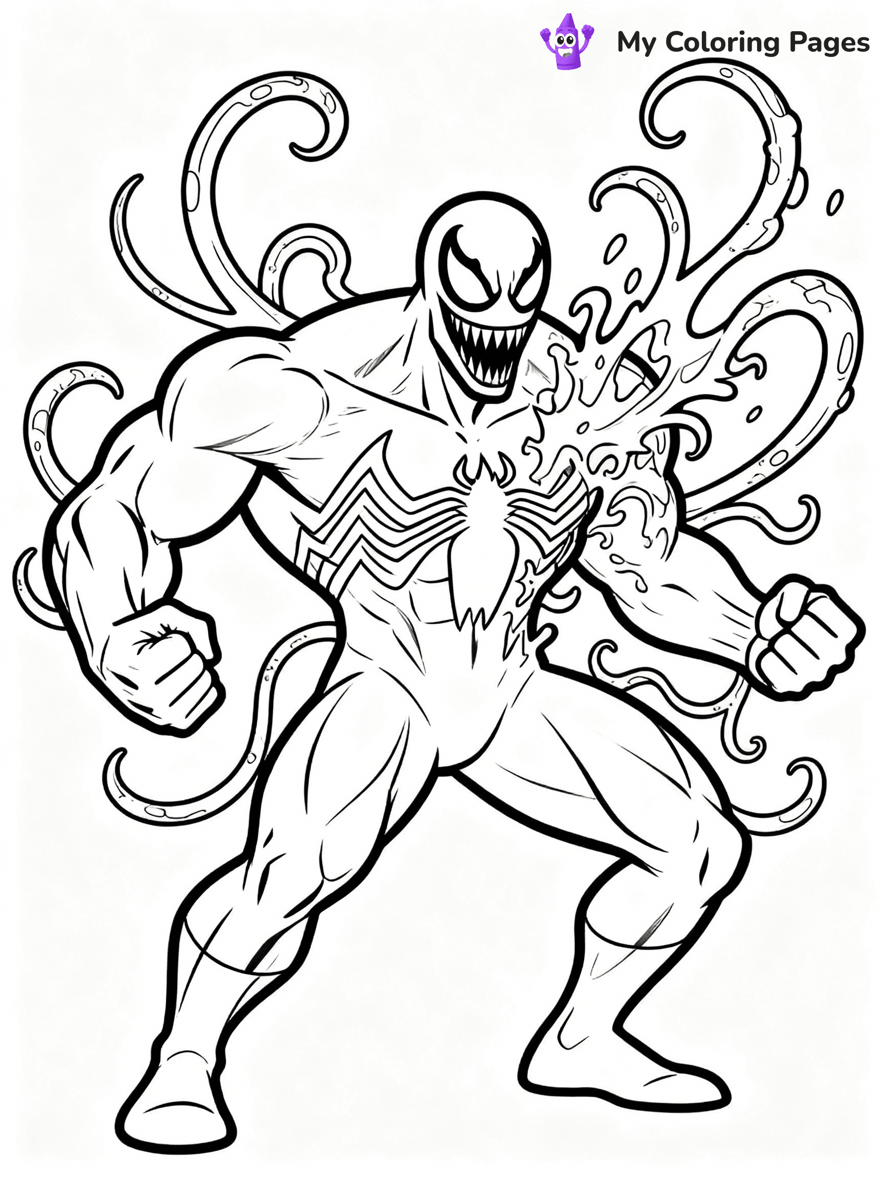 Venom Coloring Pages - 25