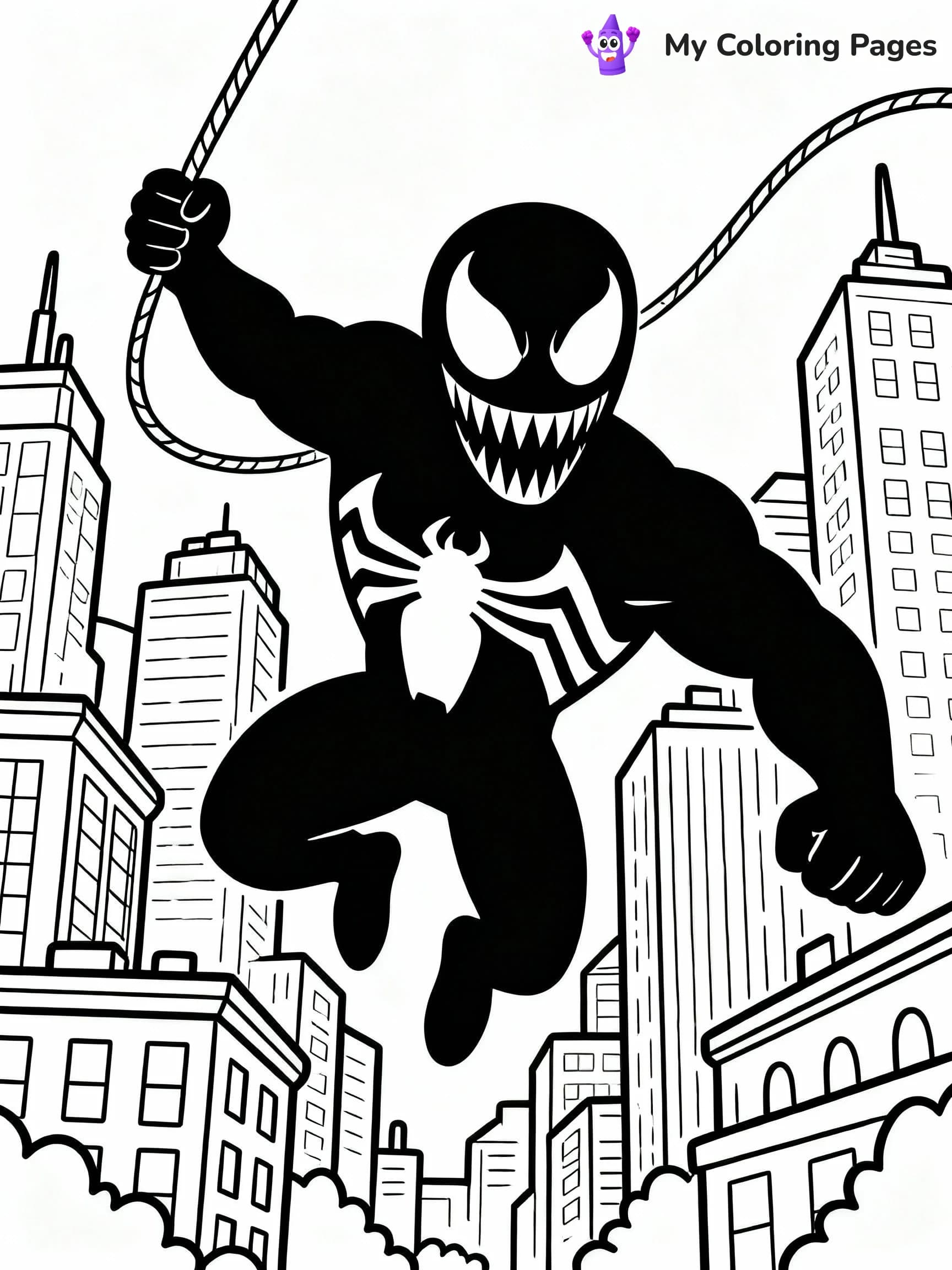 Venom Coloring Pages - 16