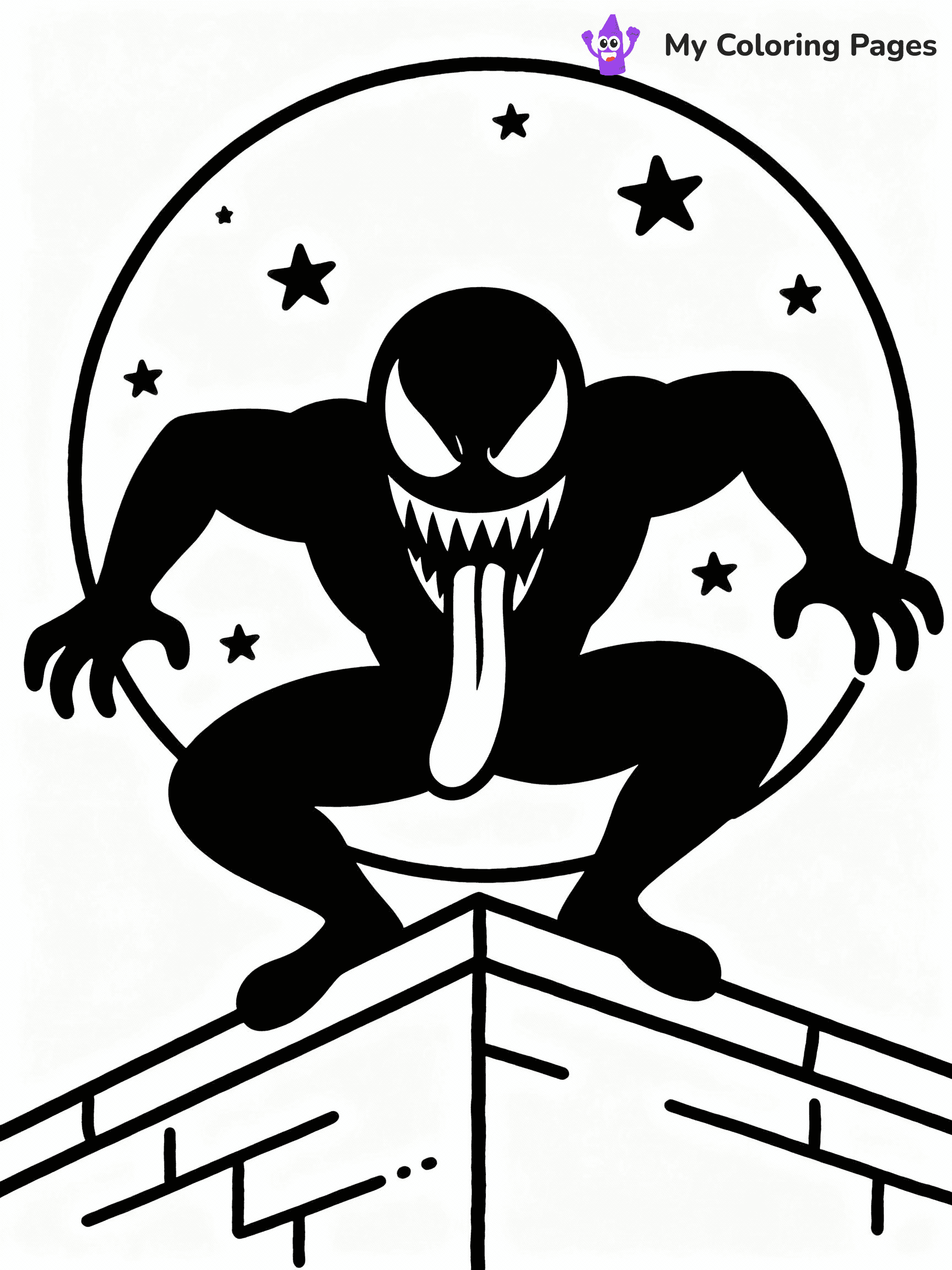 Venom Coloring Pages - 1