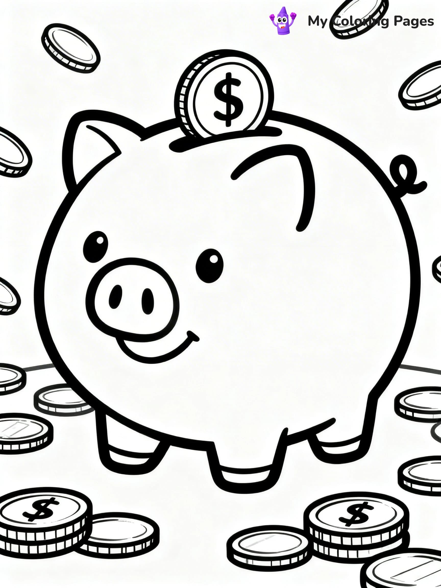 Money Coloring Pages - 20