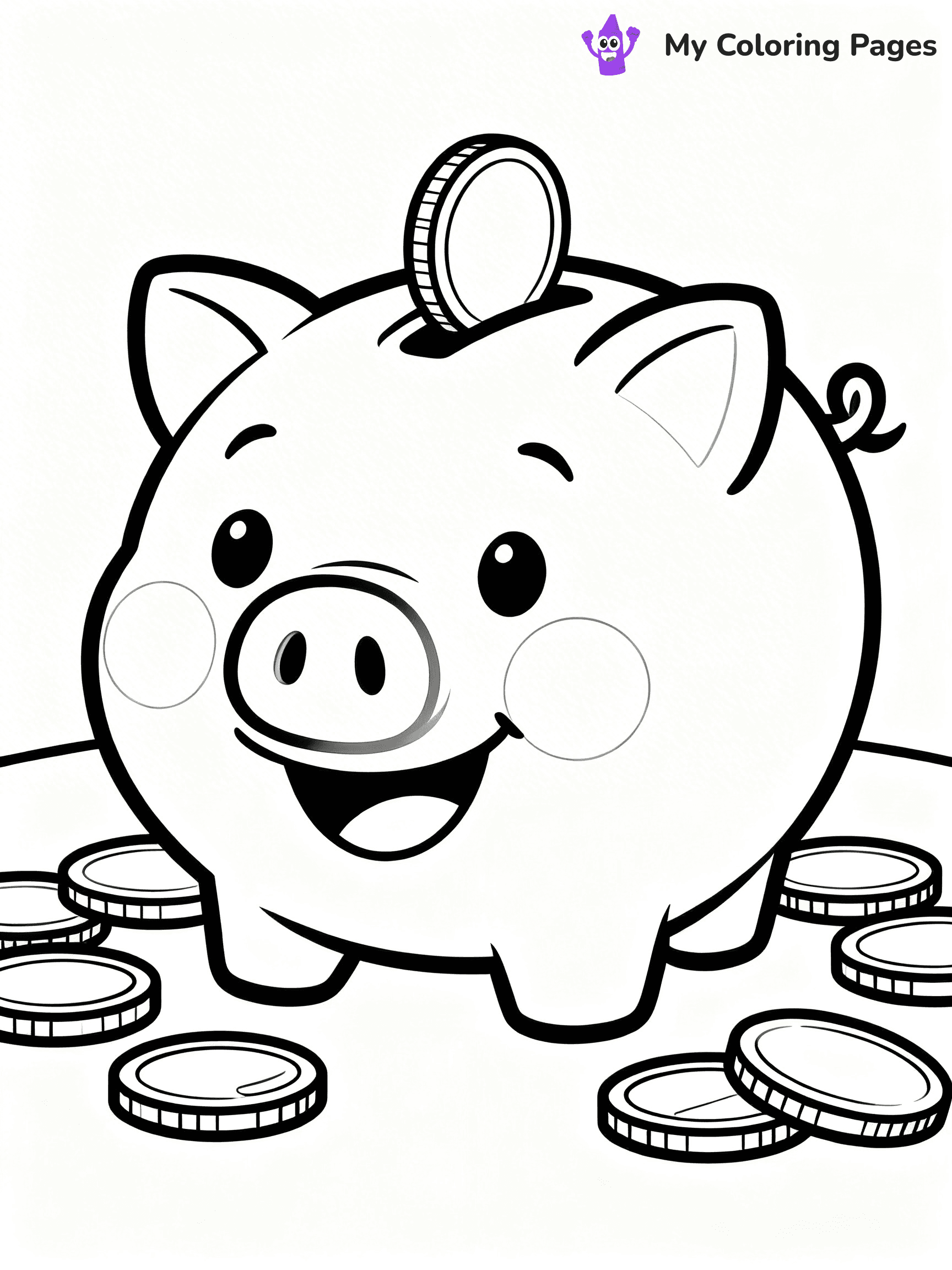 Money Coloring Pages - 18