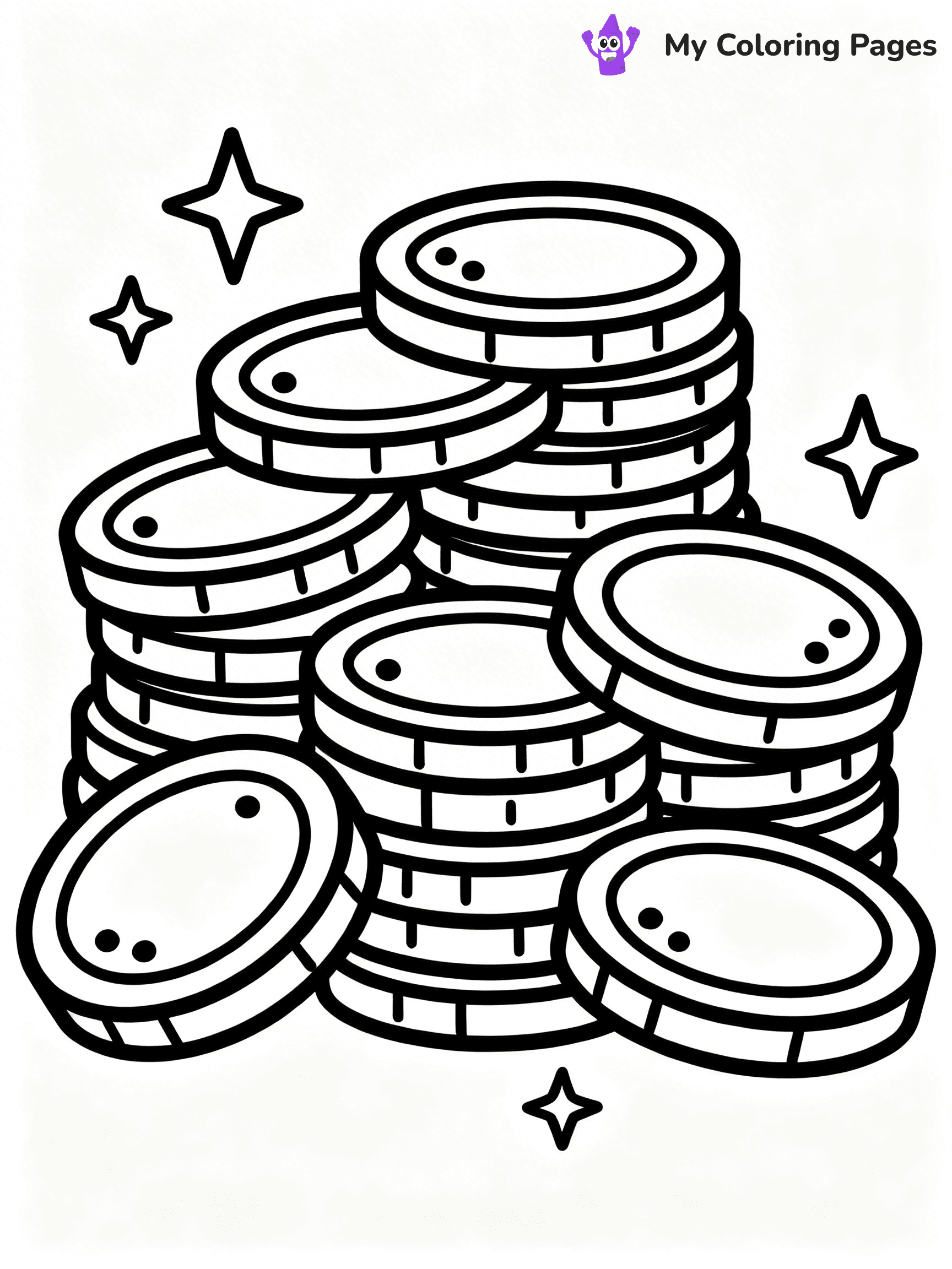 Money Coloring Pages - 16