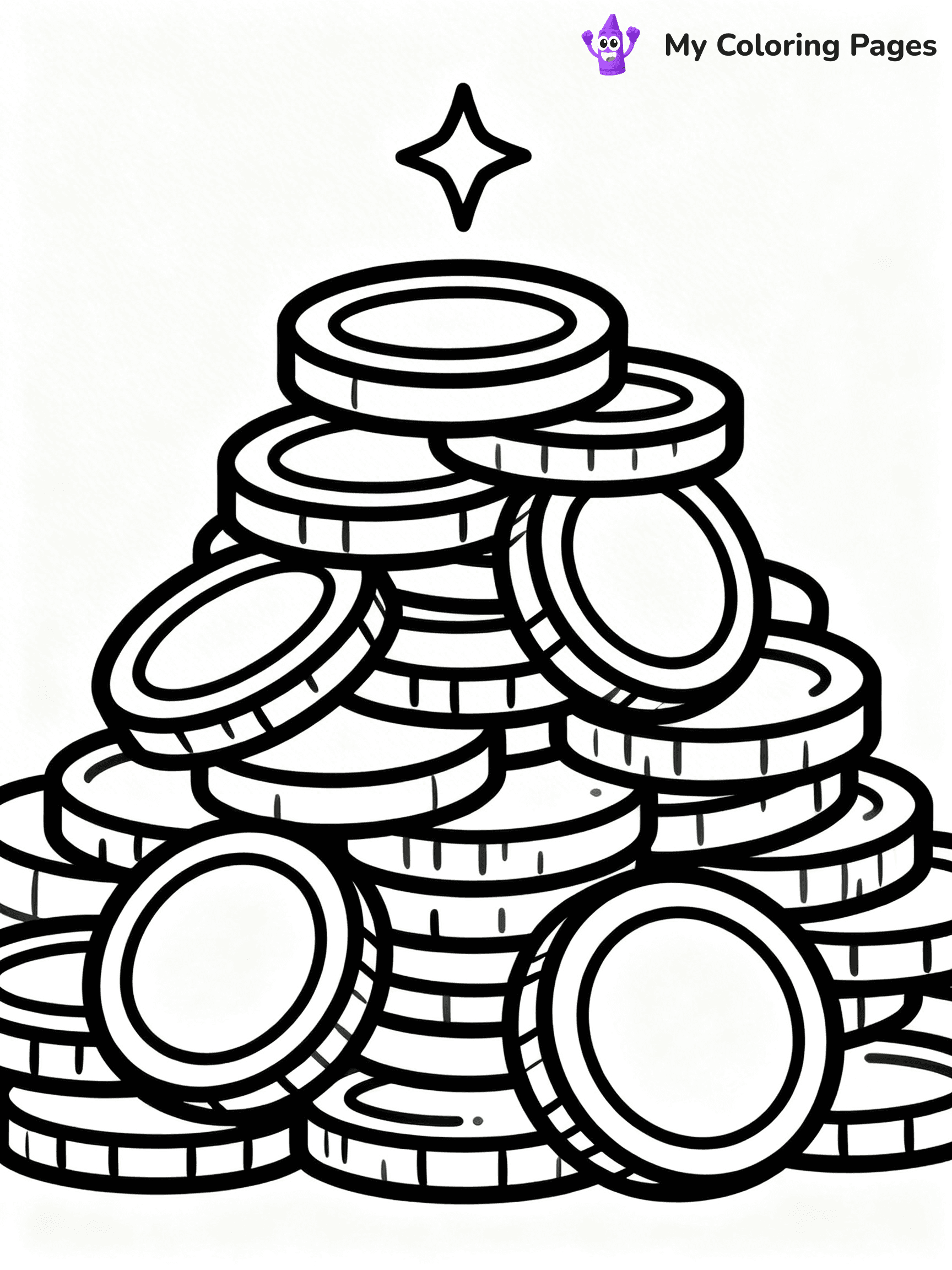 Money Coloring Pages - 15