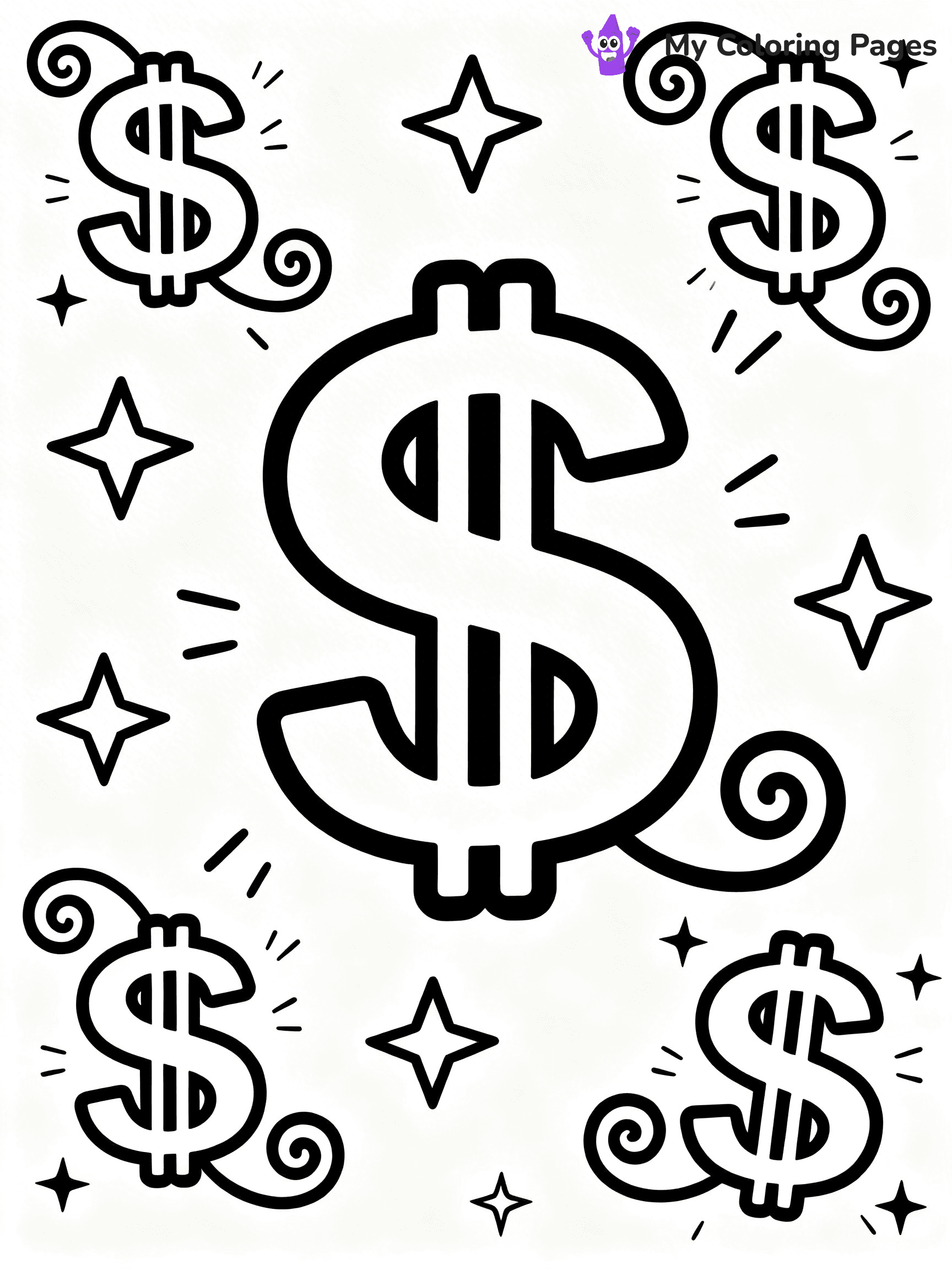 Money Coloring Pages - 14