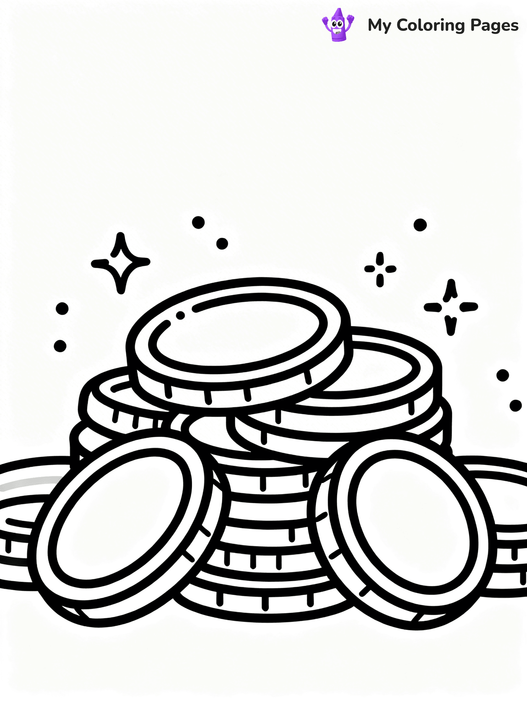 Money Coloring Pages - 13