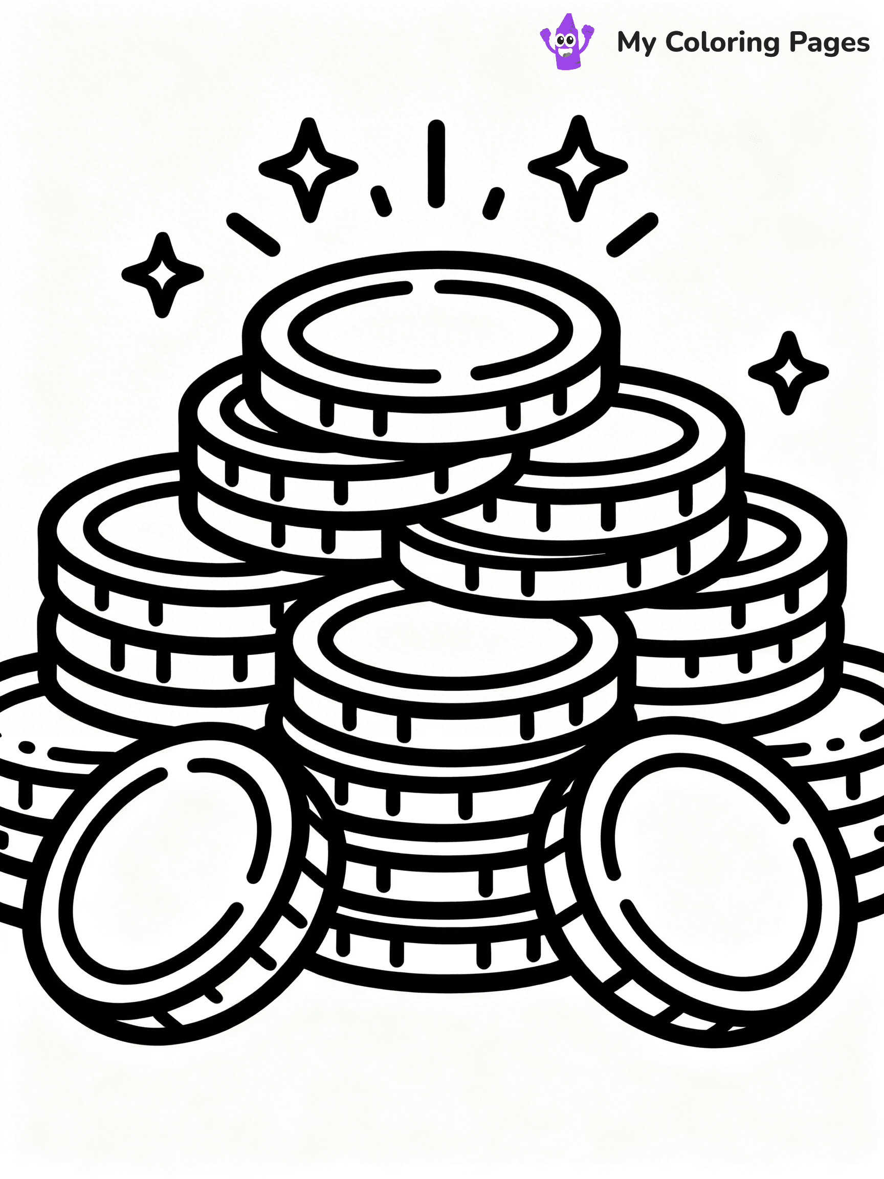 Money Coloring Pages - 11