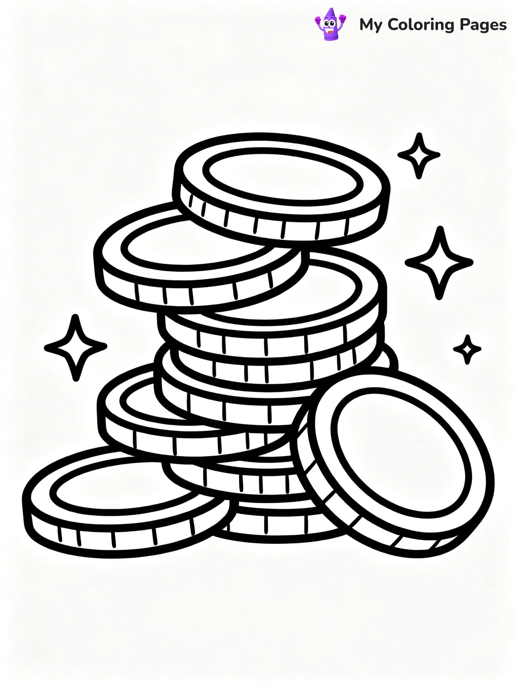 Money Coloring Pages - 9