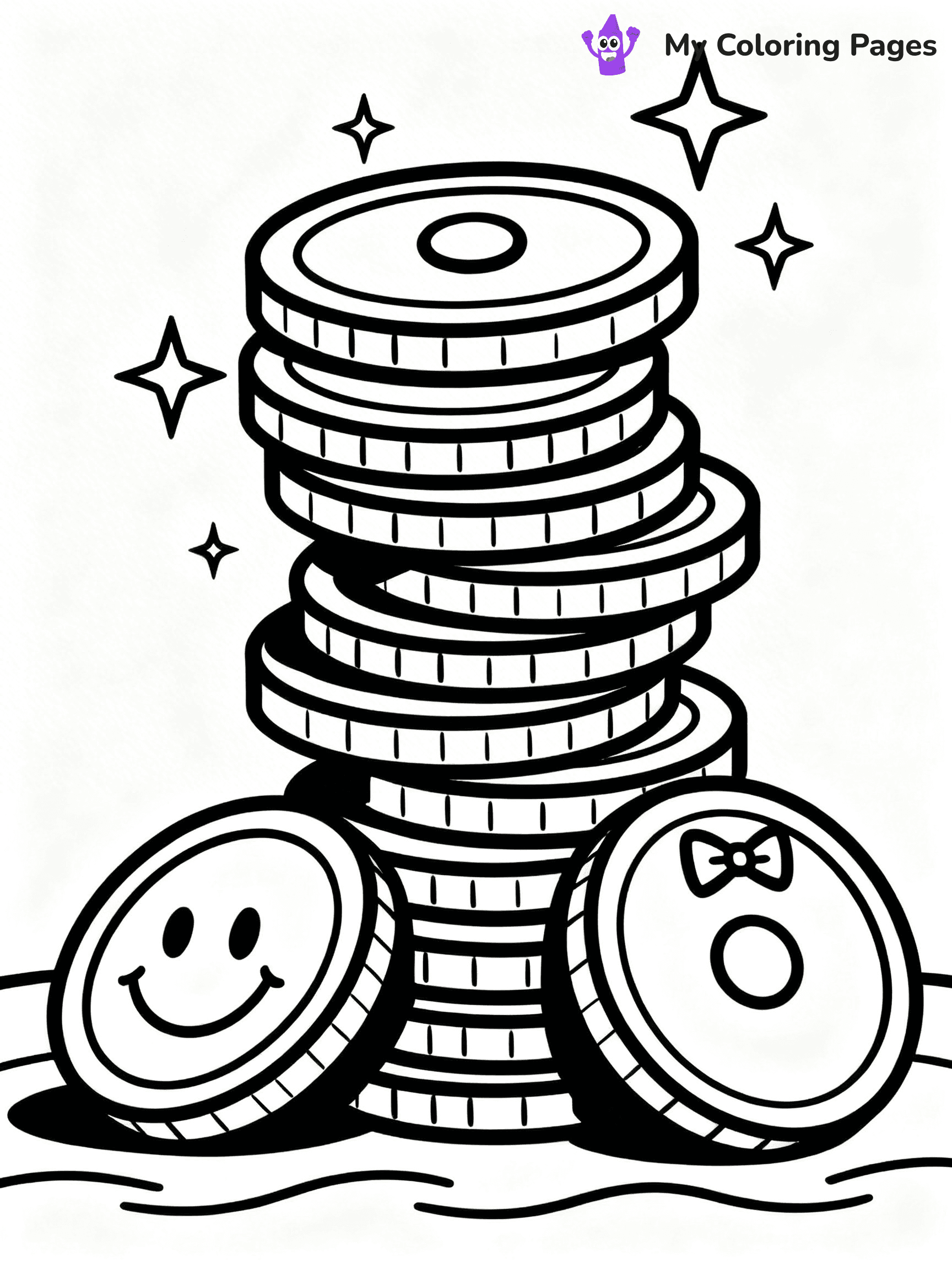 Money Coloring Pages - 7