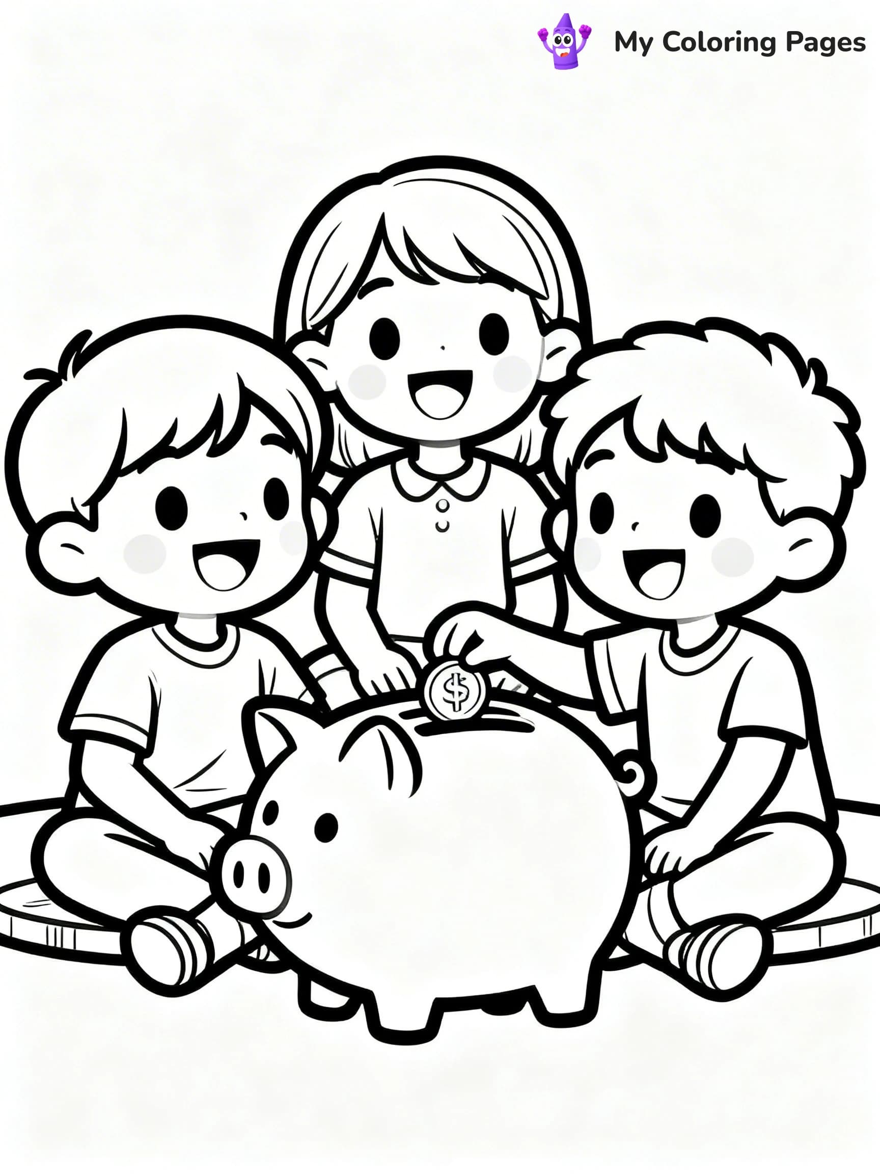 Money Coloring Pages - 2
