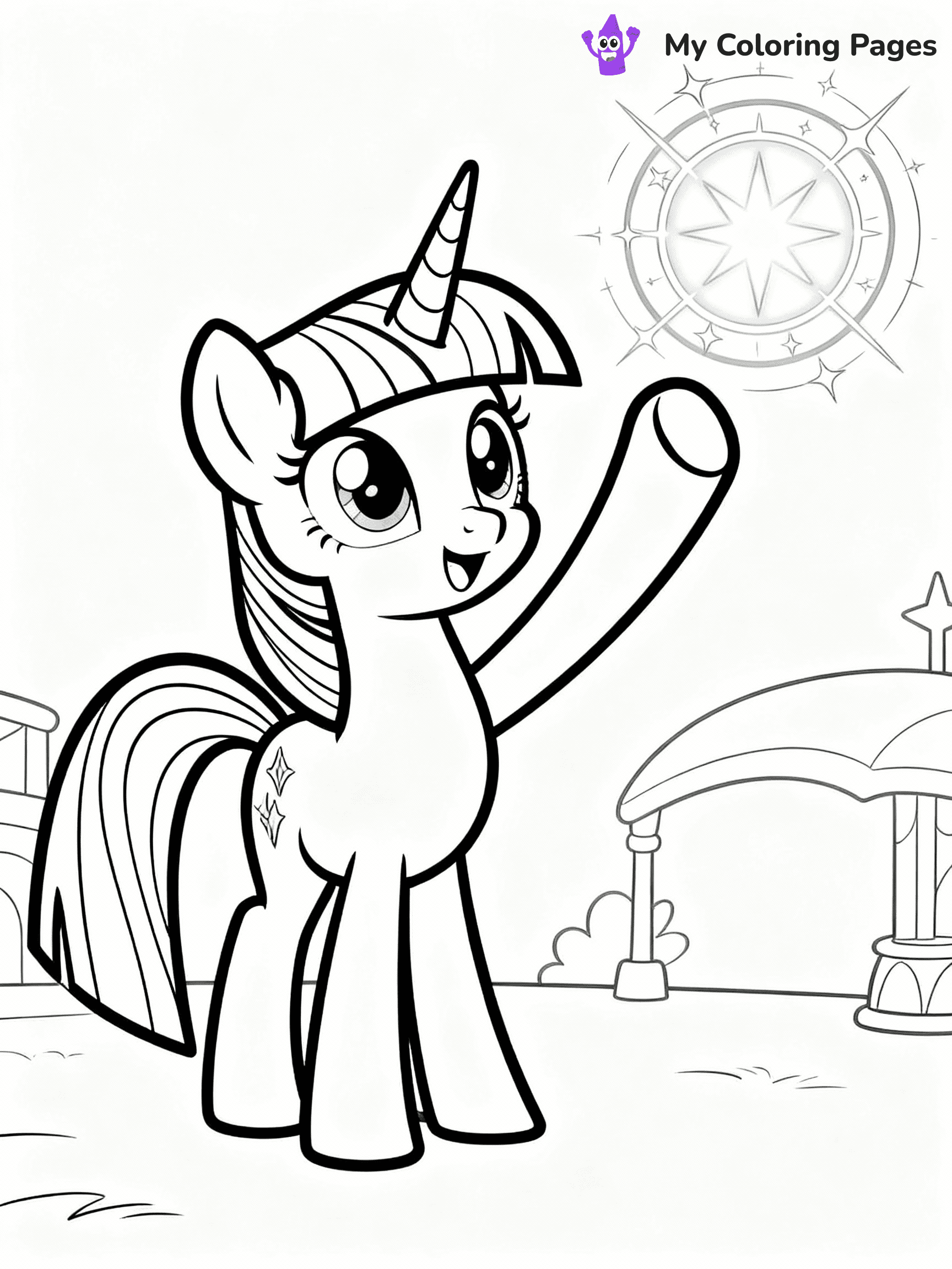 Twilight Sparkle Coloring Pages - 27