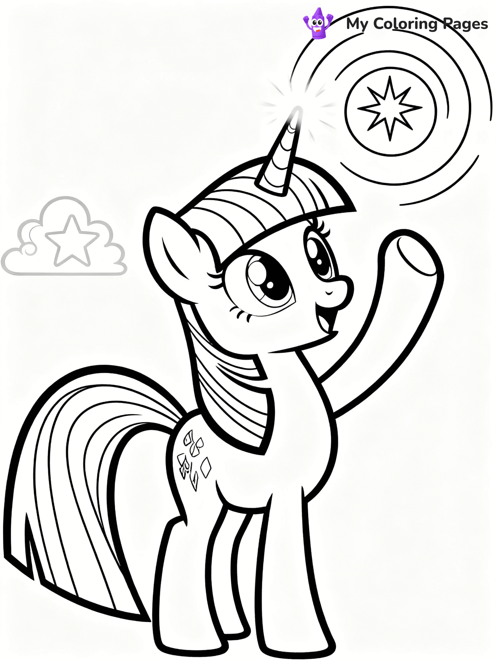Twilight Sparkle Coloring Pages - 26