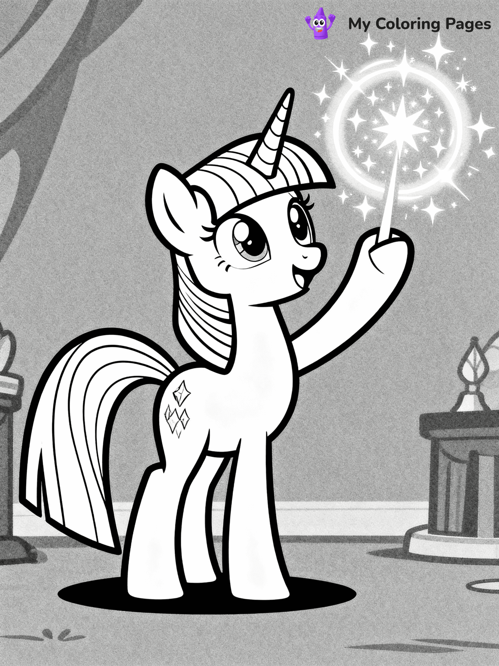 Twilight Sparkle Coloring Pages - 25