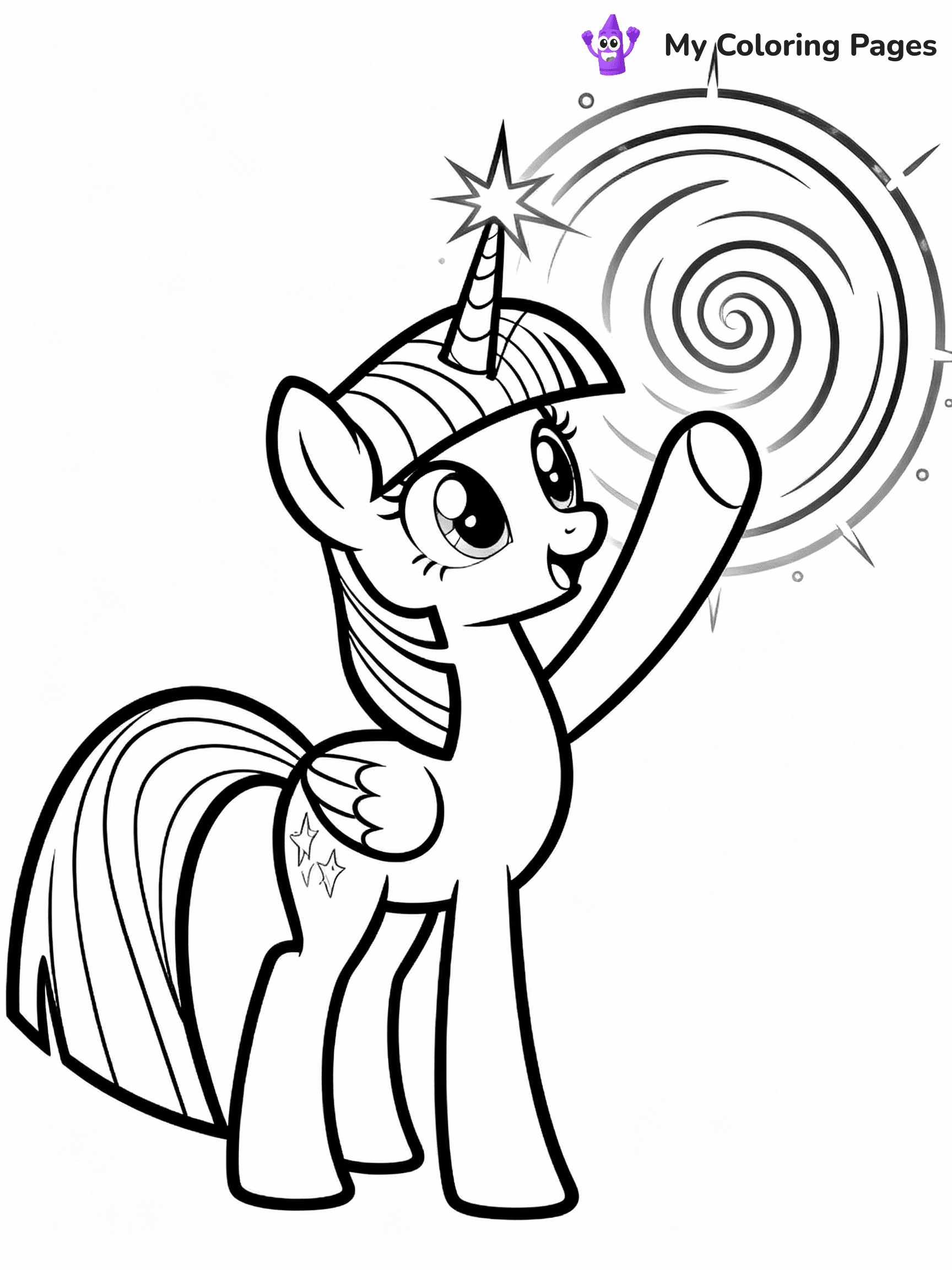 Twilight Sparkle Coloring Pages - 24